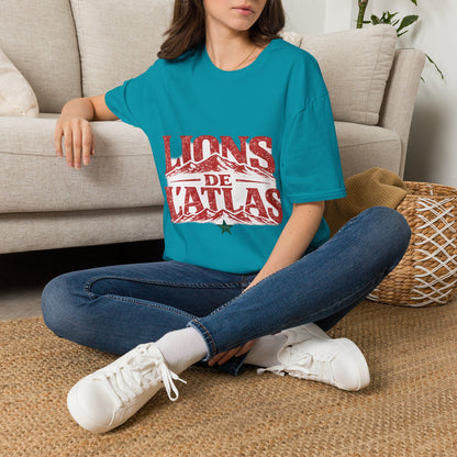 Morocco Lions de Atlas T-Shirt — Vintage Moroccan Atlas Mountain Graphic Tee