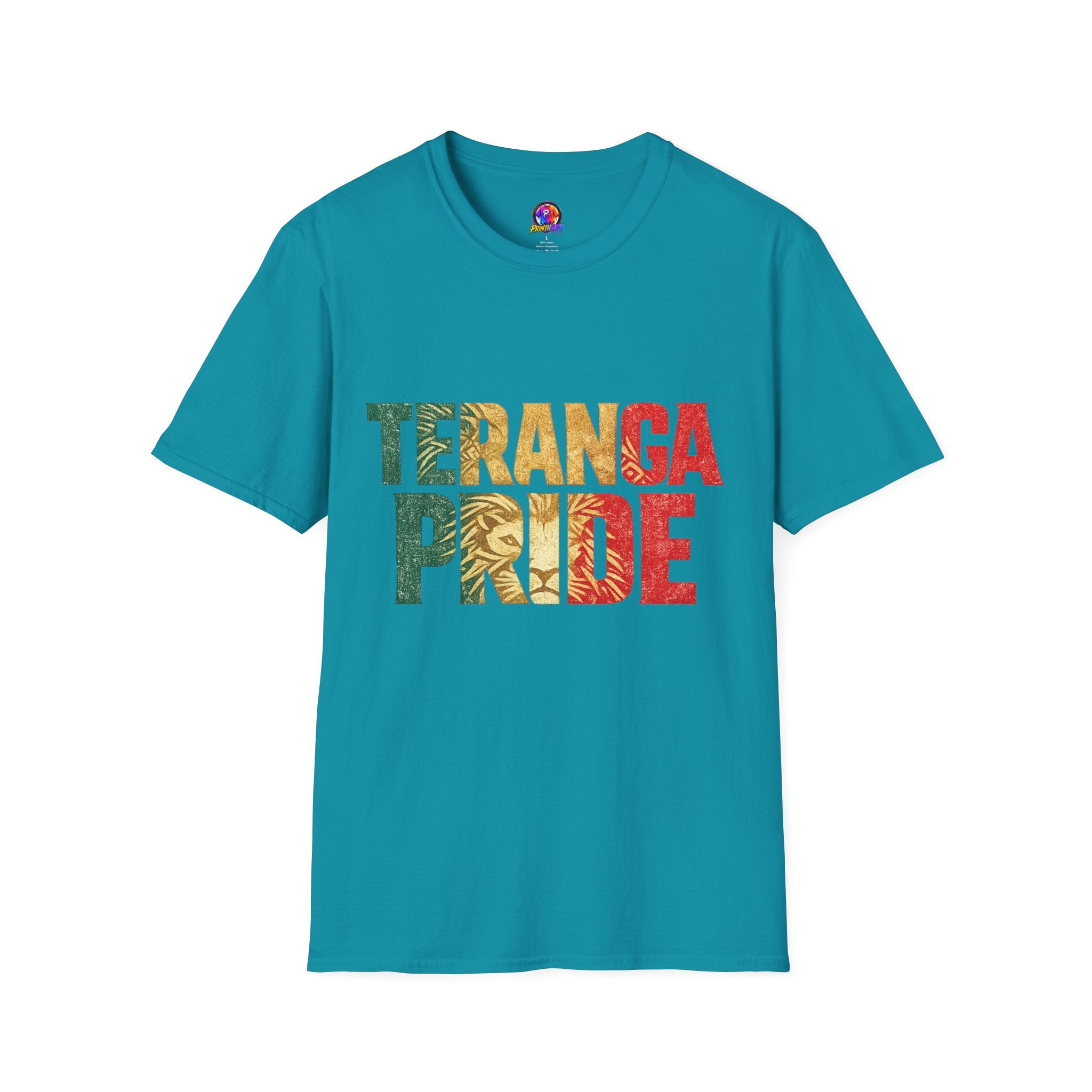 Senegal Teranga Pride T-Shirt — Senegal Flag Colors & Lion Graphic