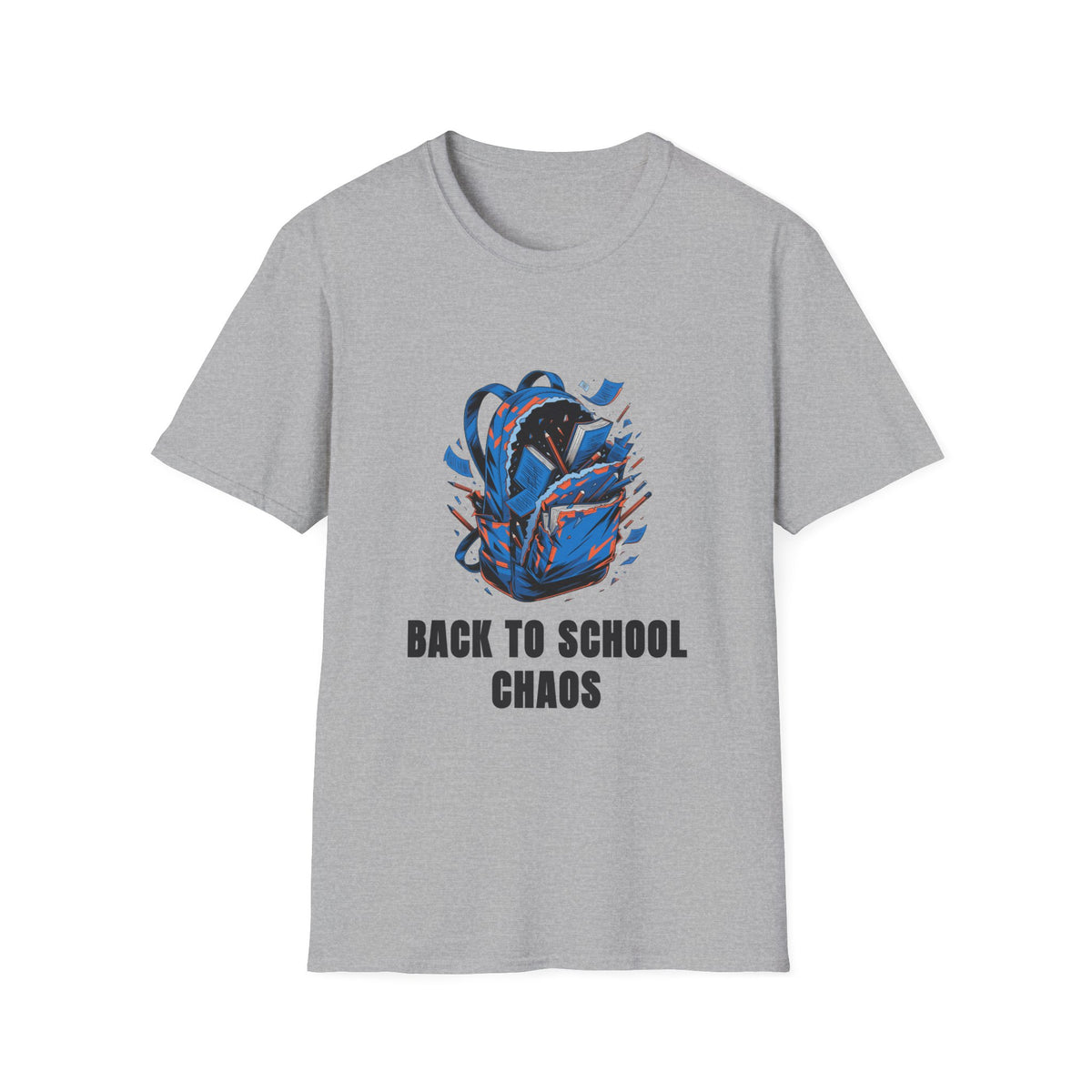 Back to School Chaos T-Shirt — Graphic Backpack Design - Trending Now - August 2026