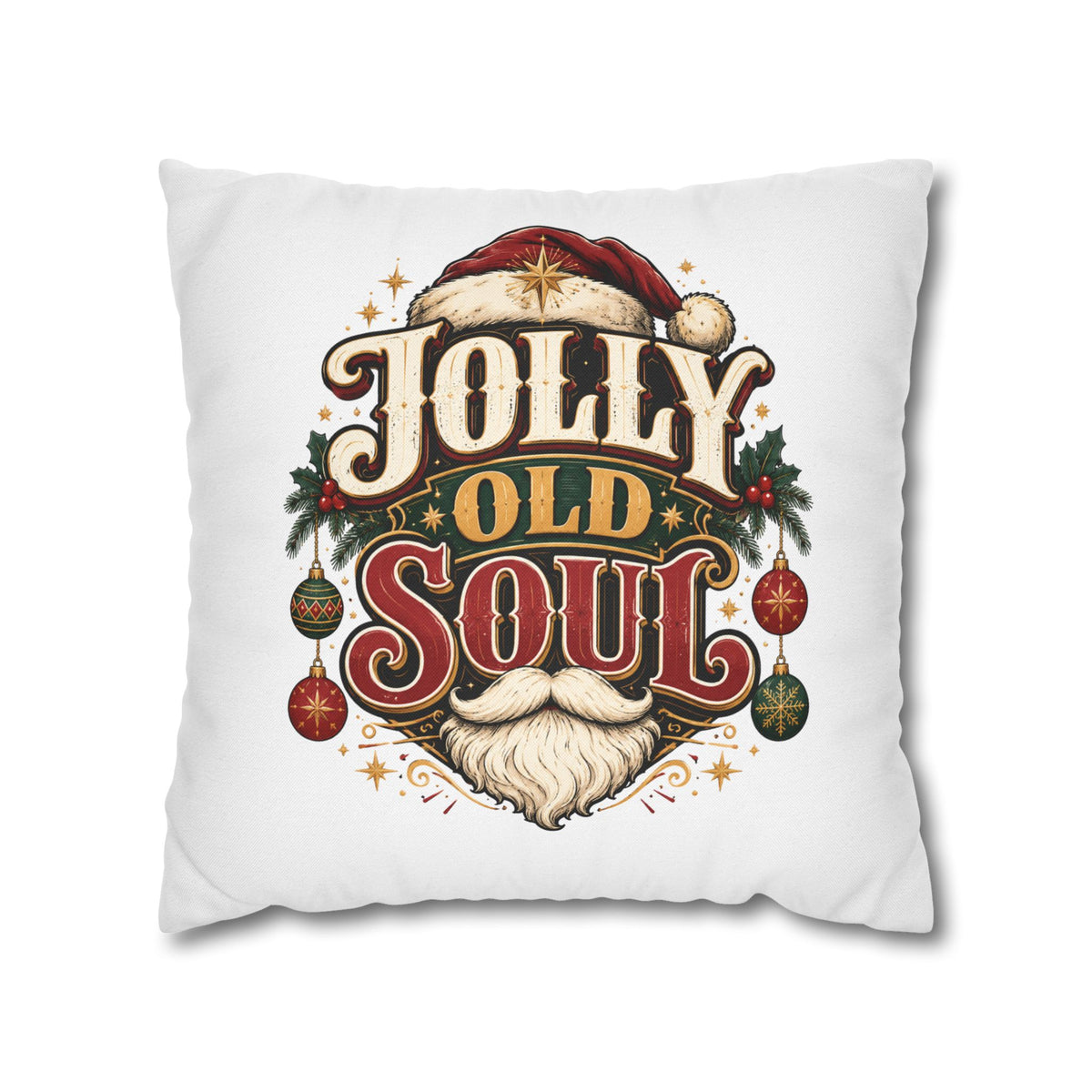 Christmas Jolly Old Soul Christmas Pillowcase