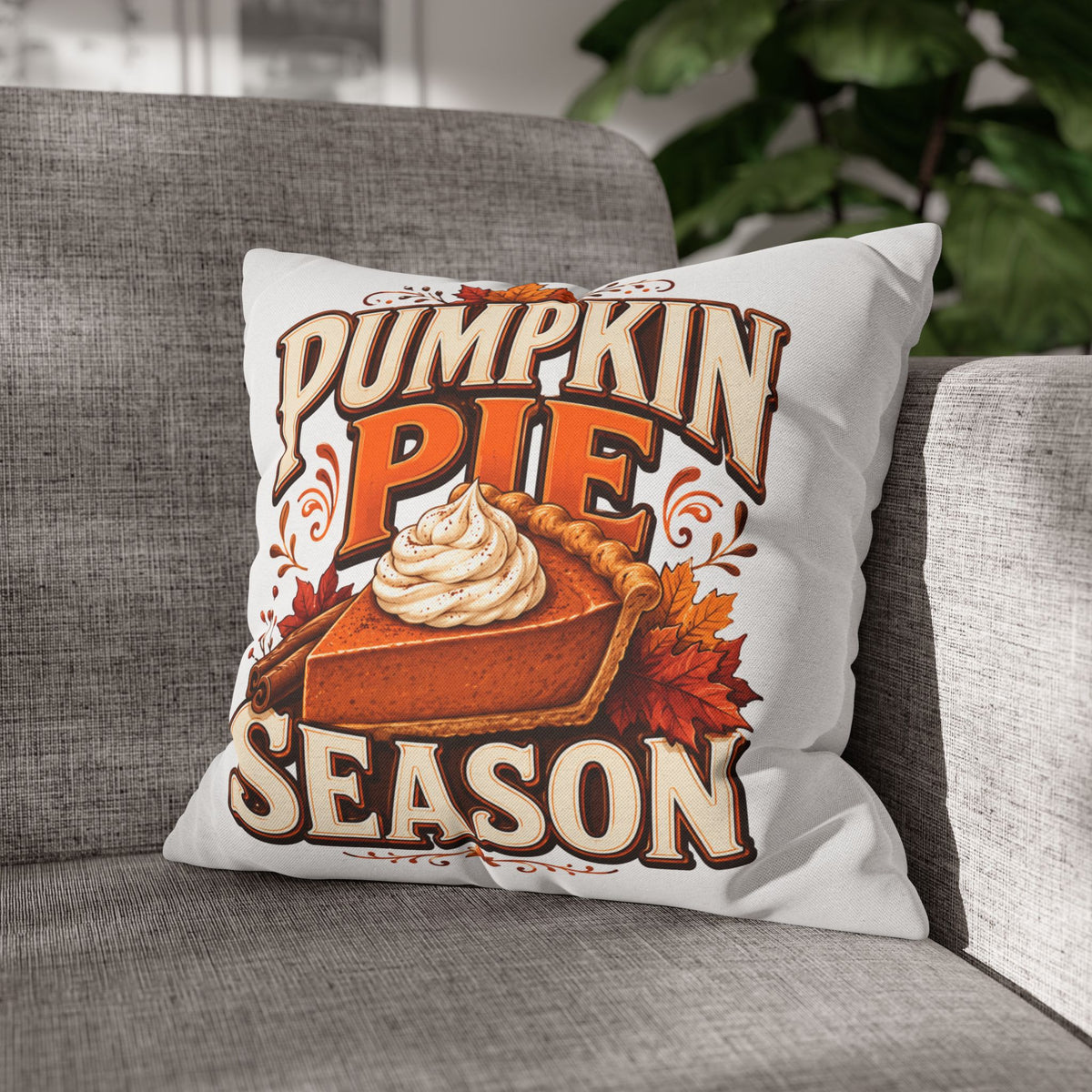Thanksgiving Pumpkin Pie Season Decorative Pillowcase