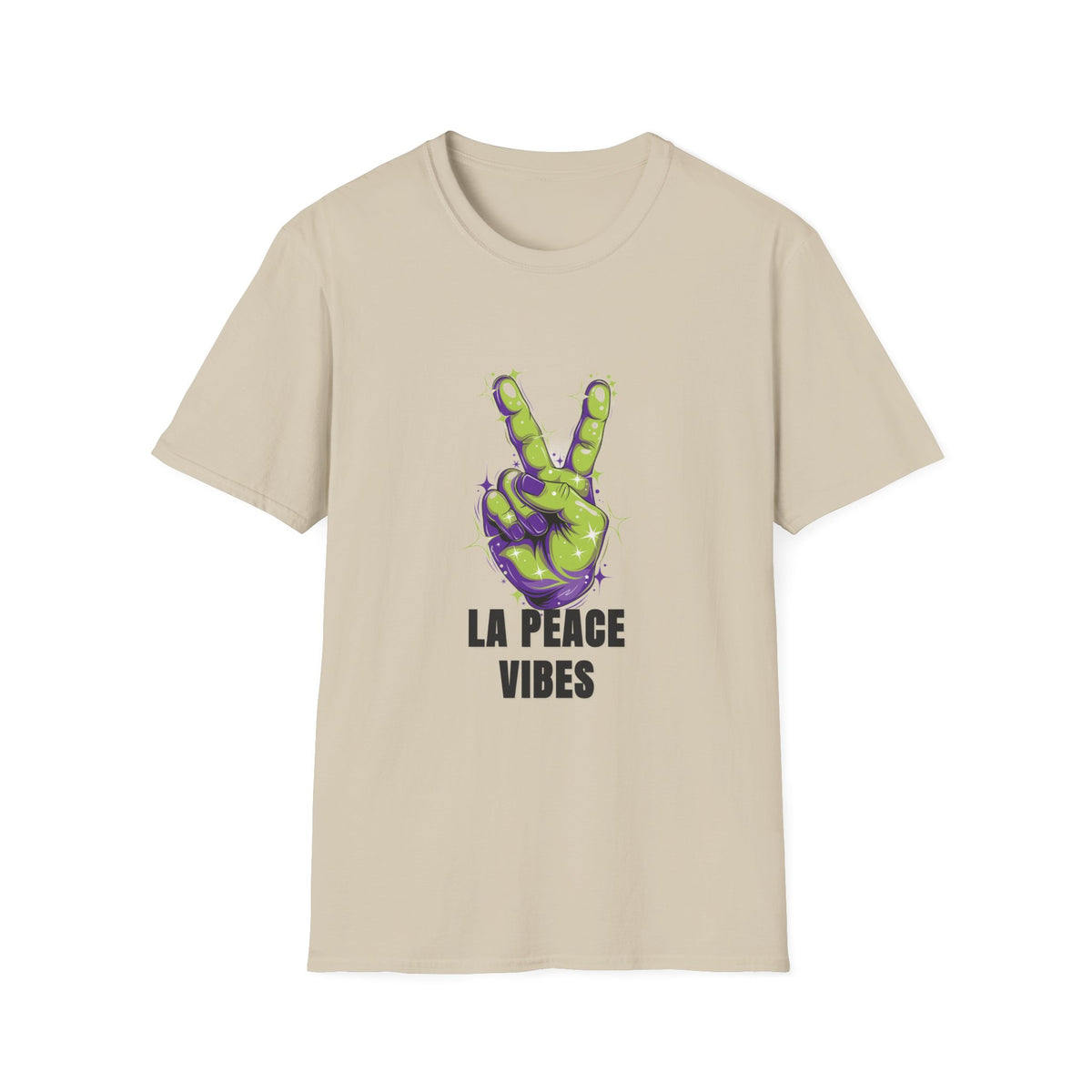 Peace Vibes T-Shirt — Green Alien Peace Sign Tee (La Peace Vibes) - Trending Now - August 2026