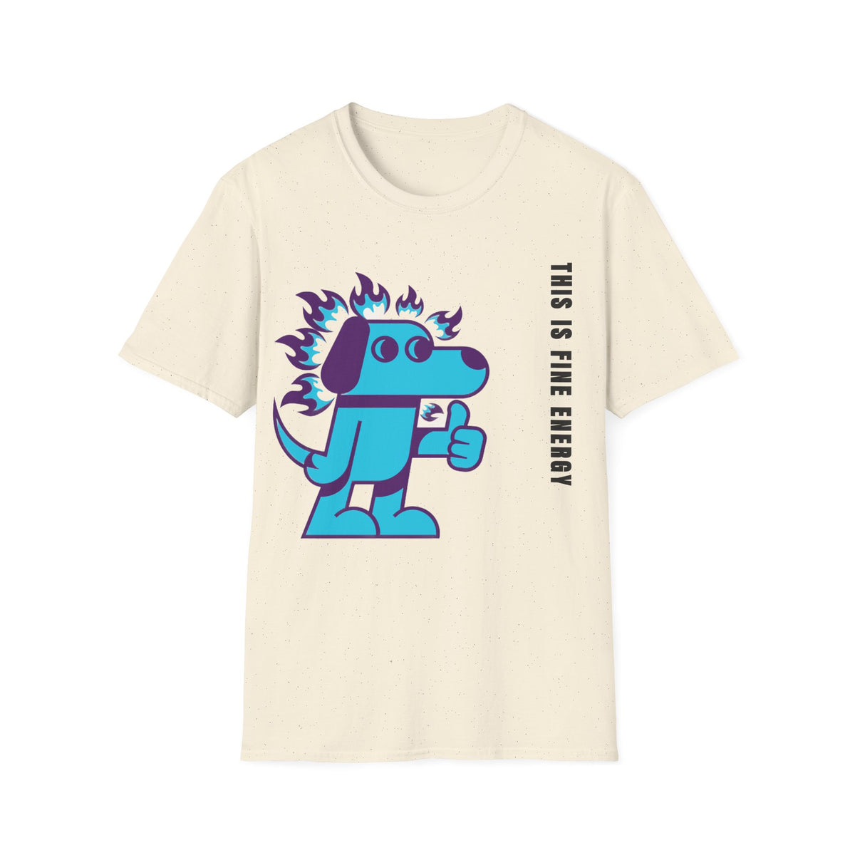 Flaming Blue Dachshund T-Shirt — Cute Cartoon Dog Graphic Tee - Trending Now - September 2026