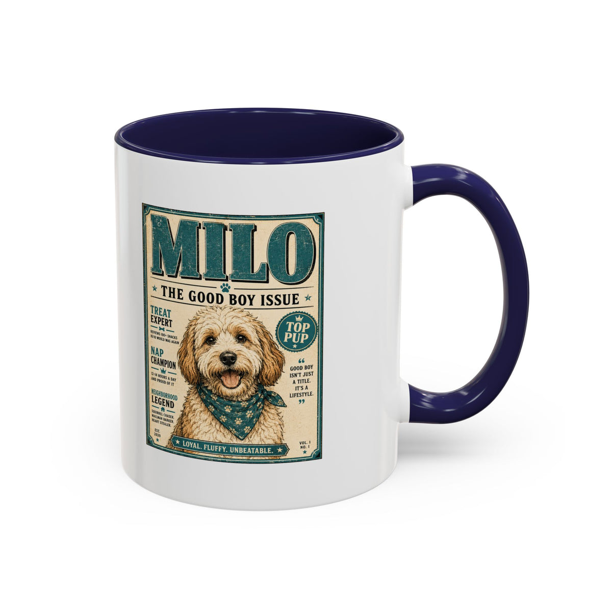 Milo Bailey Dog Dad Mom Milo 'The Good Boy Issue' Coffee Mug