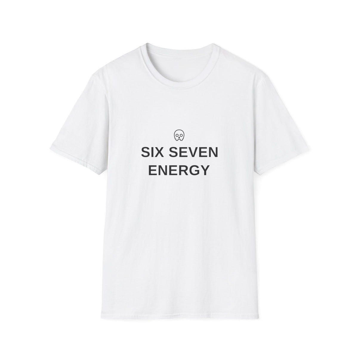 Six Seven Energy T-Shirt — Minimal Skull Graphic Tee - Trending Now - August 2026