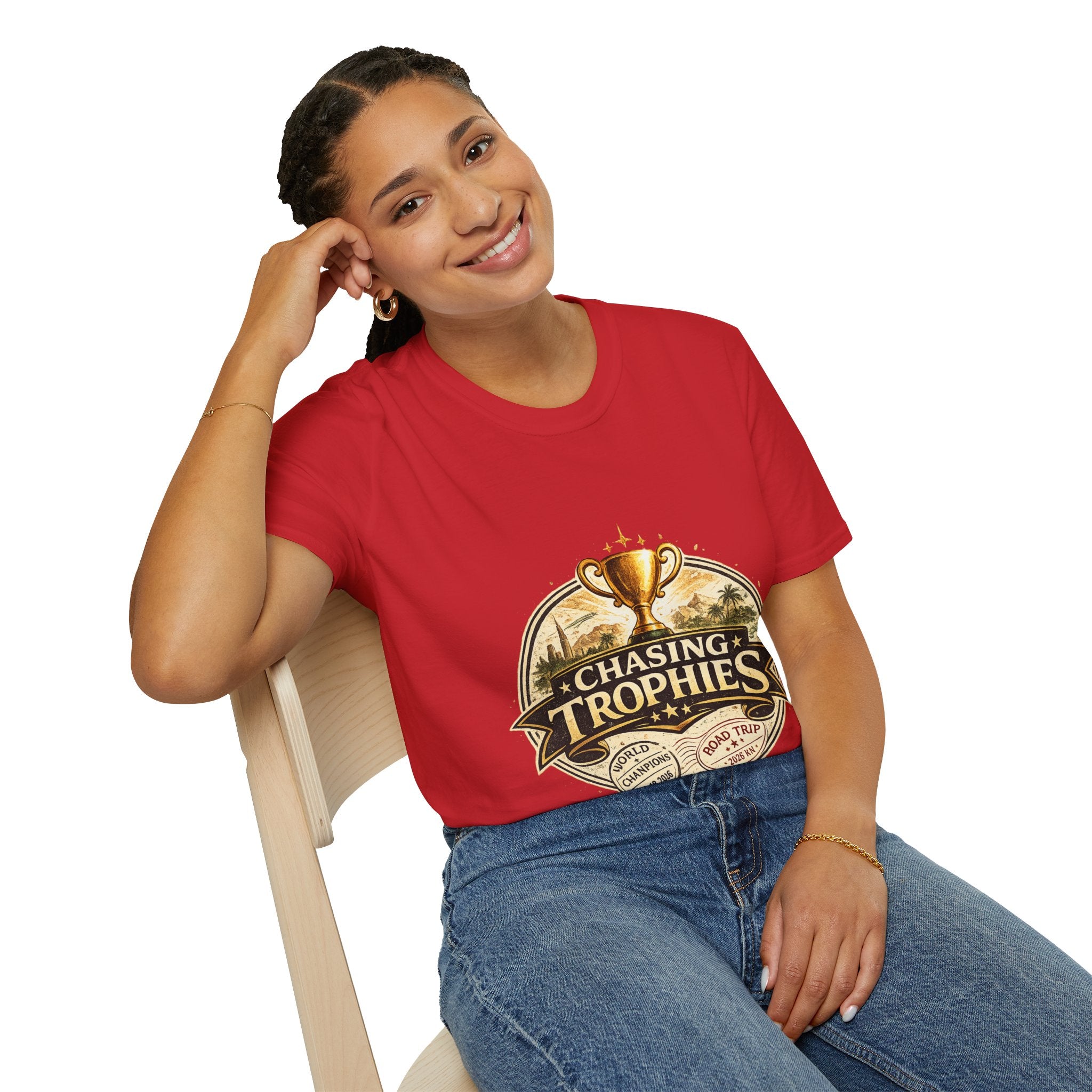 T-Shirt — Chasing Trophies Vintage Trophy Graphic Tee