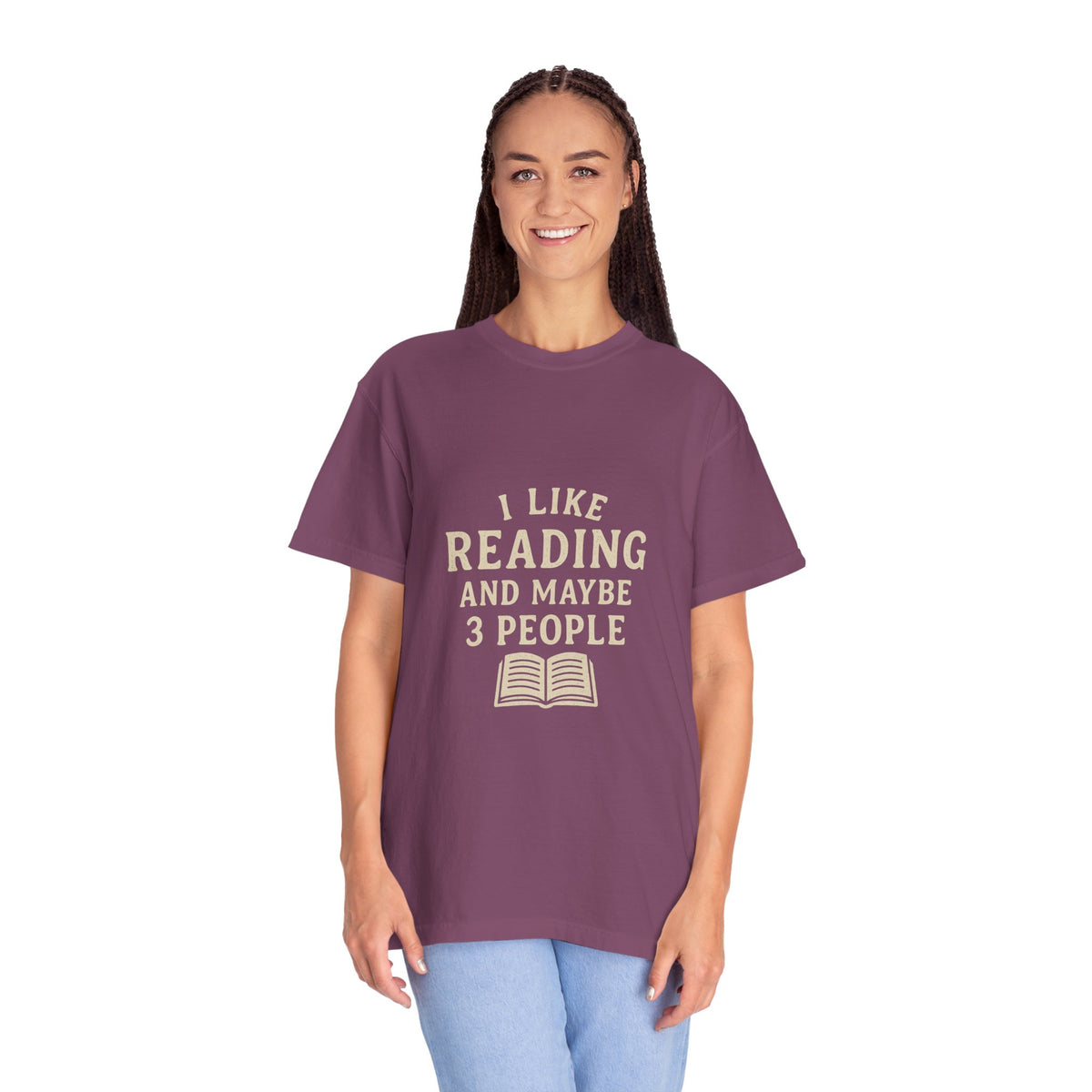 Reading Lover T-Shirt — "I Like Reading and Maybe 3 People" Book Lover Tee - Trending Now - October 2026