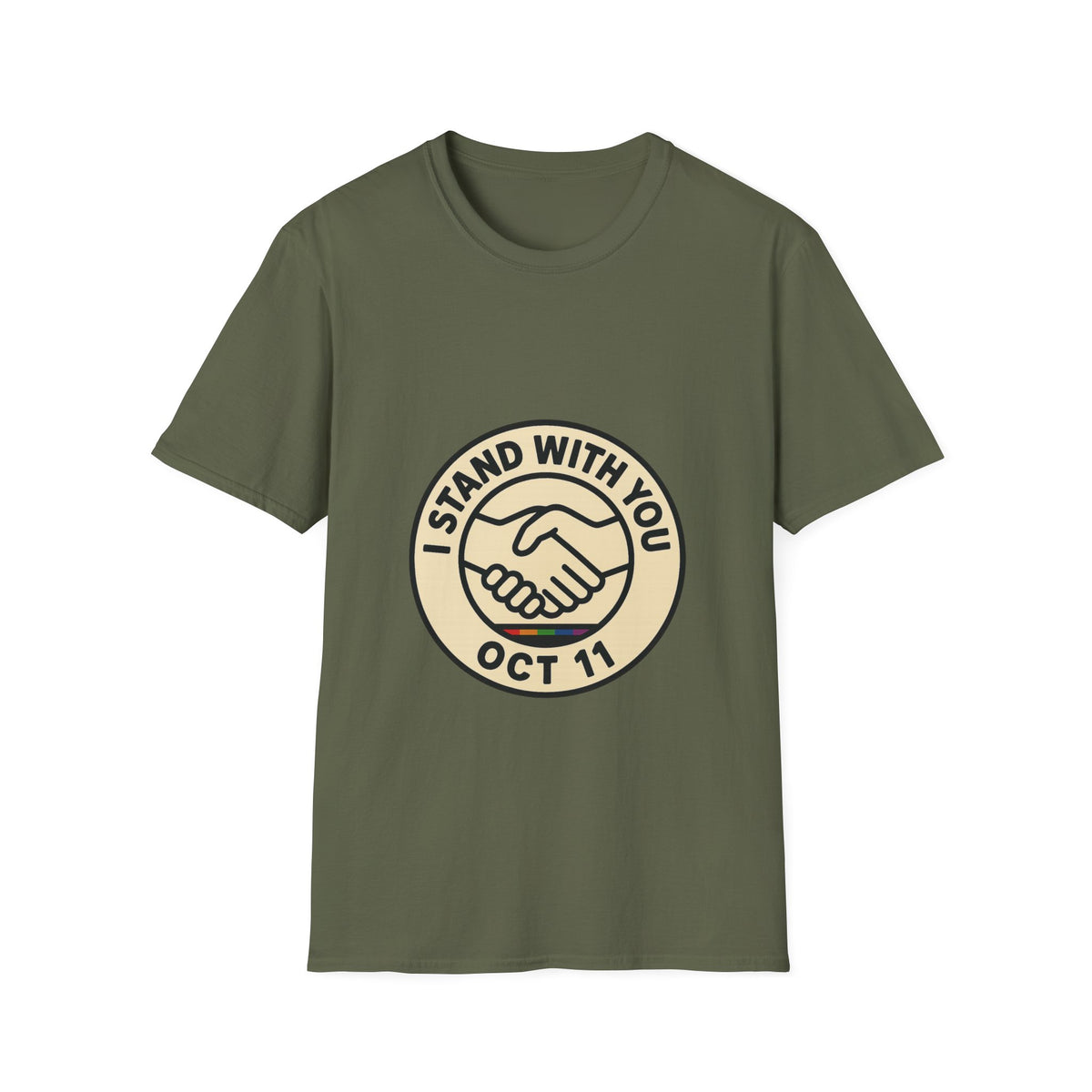 I Stand With You Oct 11 T‑Shirt — Solidarity Handshake Tee - Trending Now - October 2026
