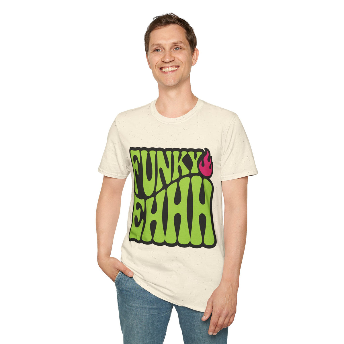 Funky Chili T-Shirt — Retro Psychedelic Green Flame Graphic Tee - Trending Now - August 2026