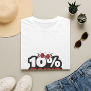 10% Gains 90% Drama Red Kettlebell T-Shirt - Y2K Bubble Font Gym Tee - Trending Now - September 2026