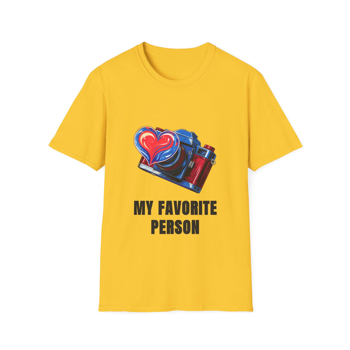My Favorite Person Camera Heart T-Shirt — Photography Lover Graphic Tee - Trending Now - August 2026