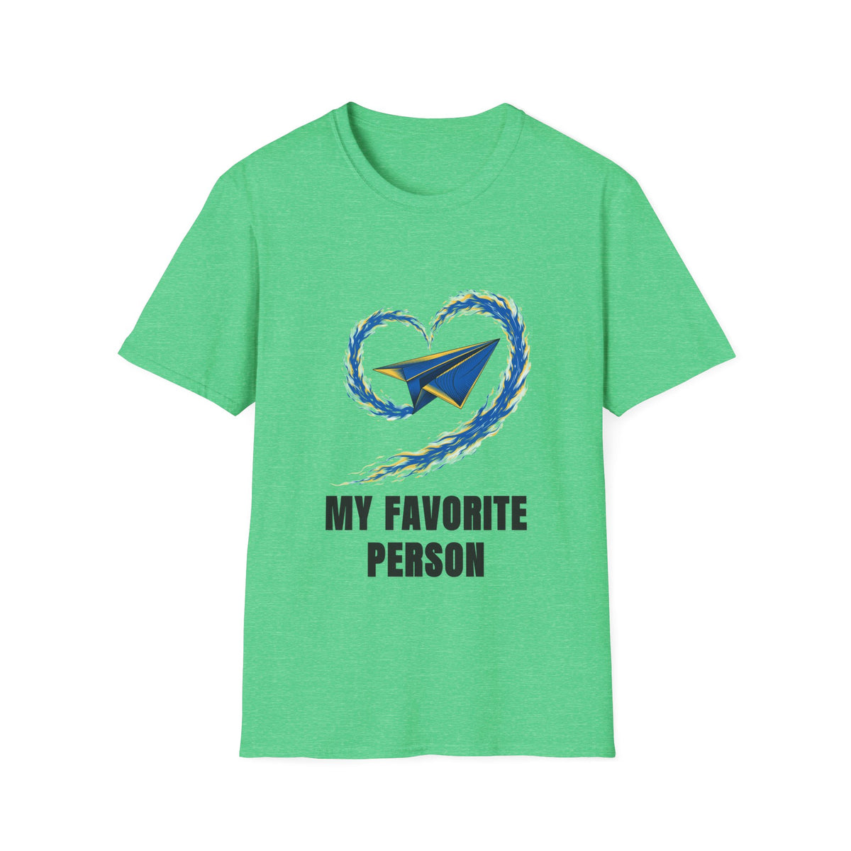 Paper Plane Heart T-Shirt — “My Favorite Person” Graphic Tee - Trending Now - August 2026
