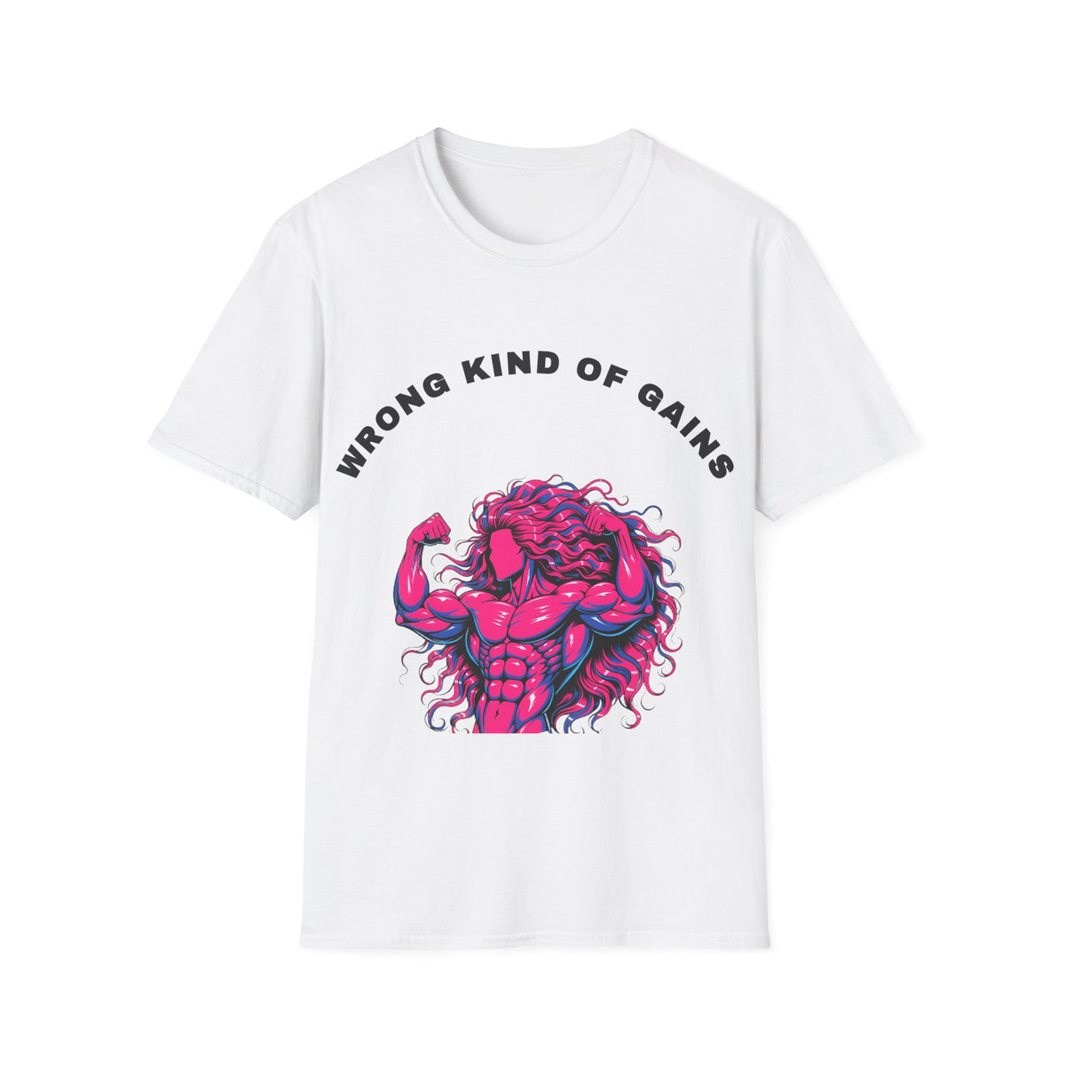 T-Shirt — "Wrong Kind of Gains" Muscle Monster Graphic Tee - Trending Now - September 2026