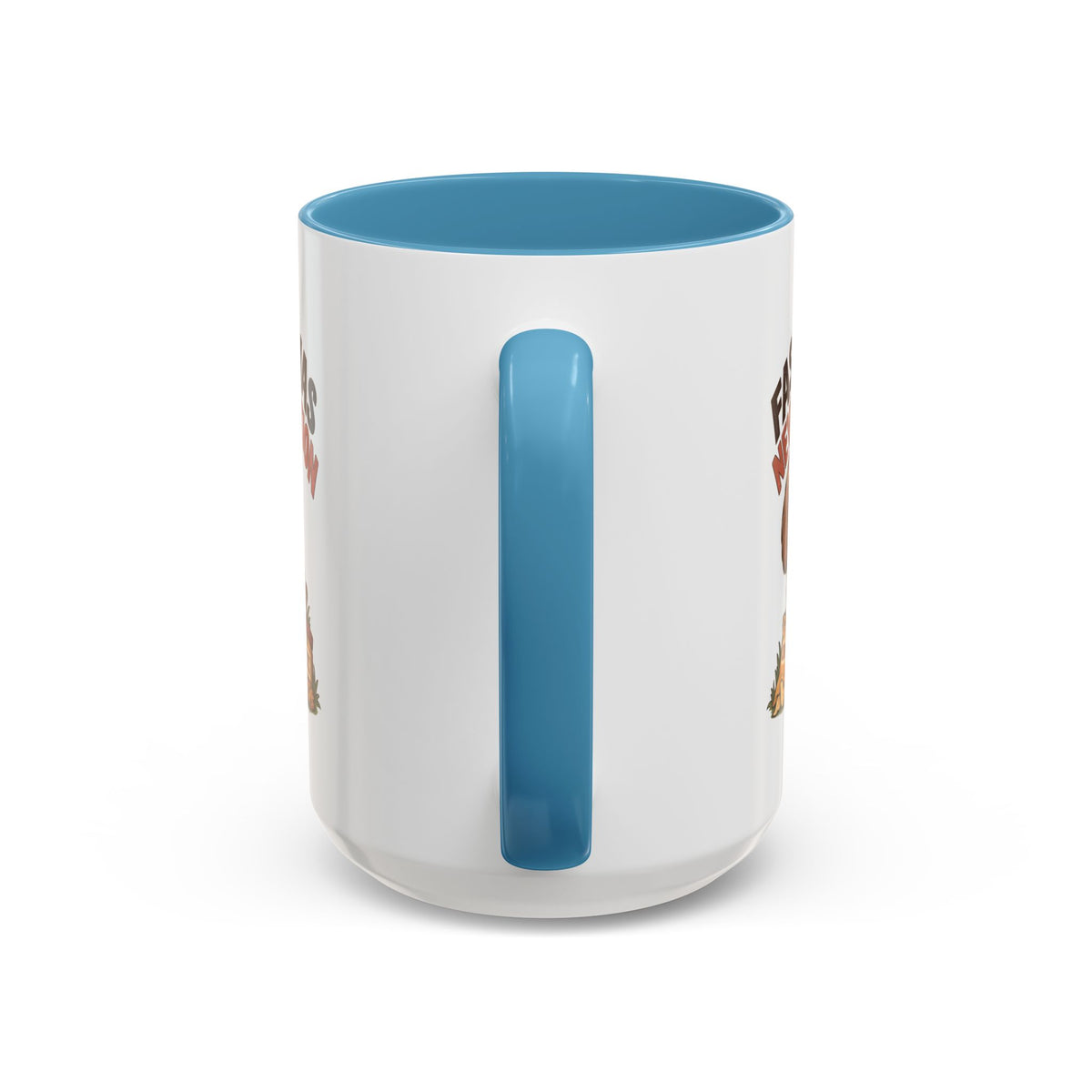 Funny And Witty "Fasting Was Never An Option" Accent Coffee Mug (11, 15oz)