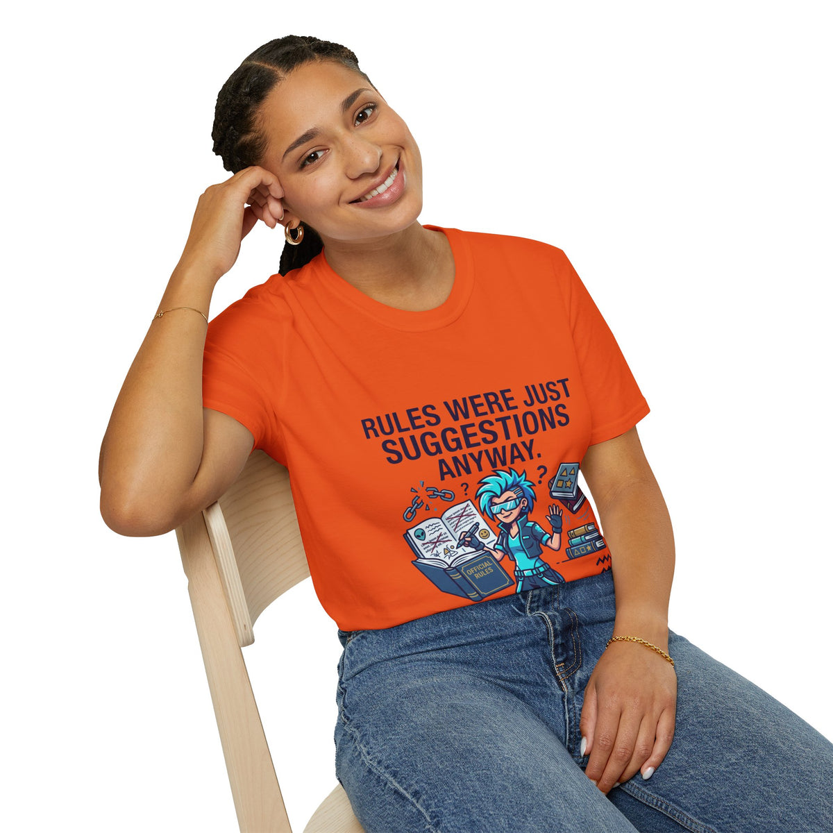 Aquarius Zodiac T‑Shirt — "Rules Were Just Suggestions Anyway" Graphic Tee