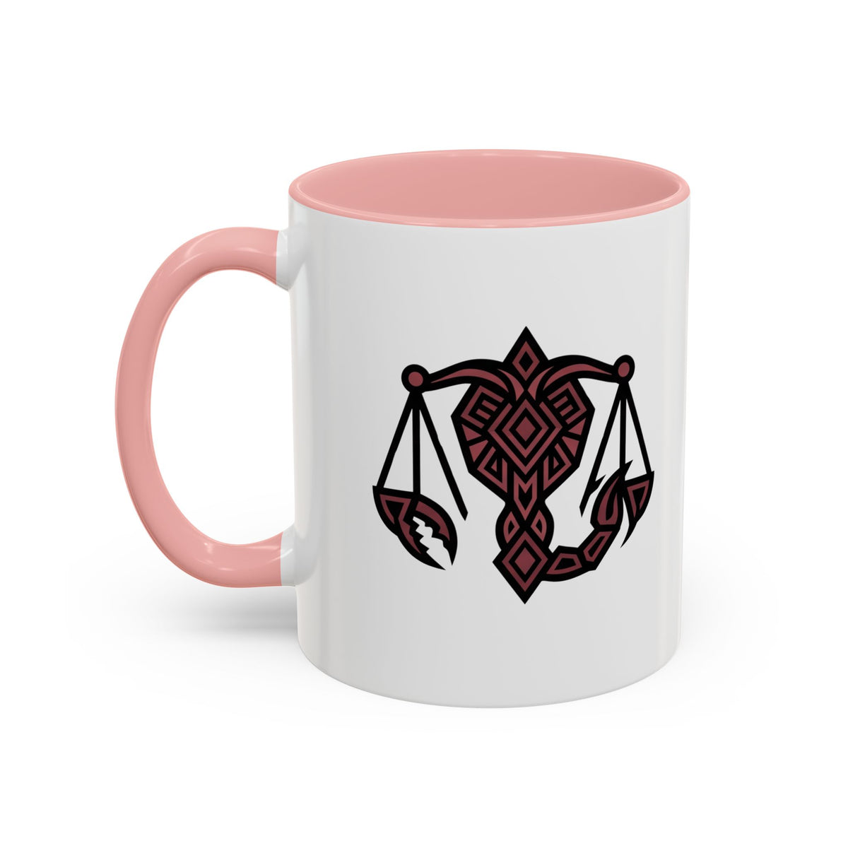 Scorpio Zodiac Scales Coffee Mug — Zodiac Balance Accent Mug