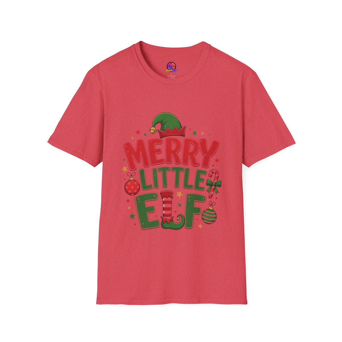 Merry Little Elf T-Shirt — Festive Christmas Holiday Tee