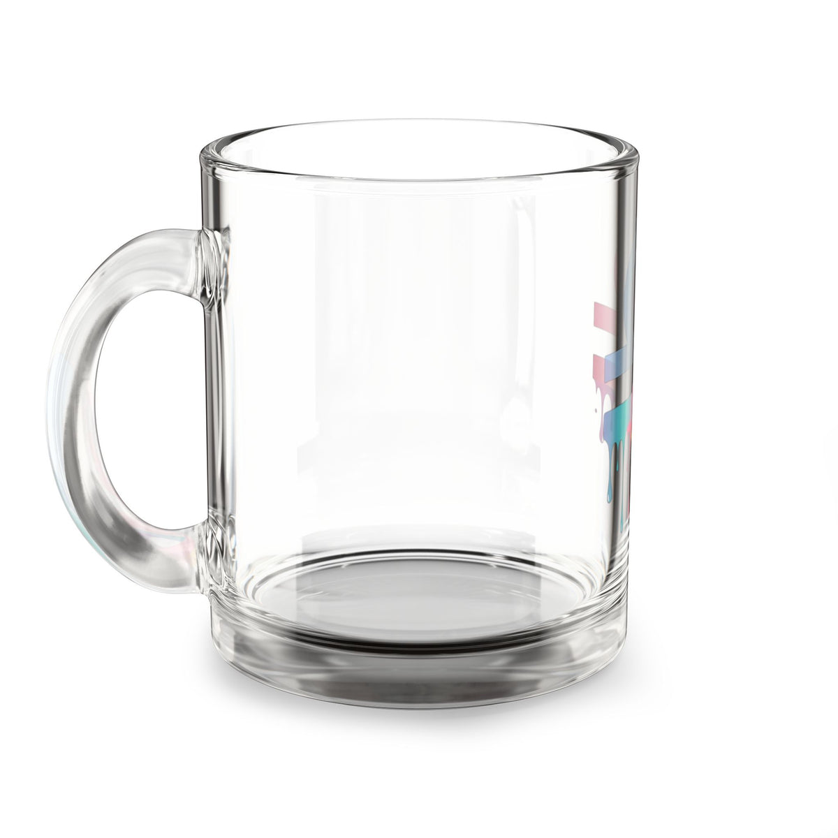 Libra Drip Glass Mug — Astrological Zodiac Coffee Cup (10oz)