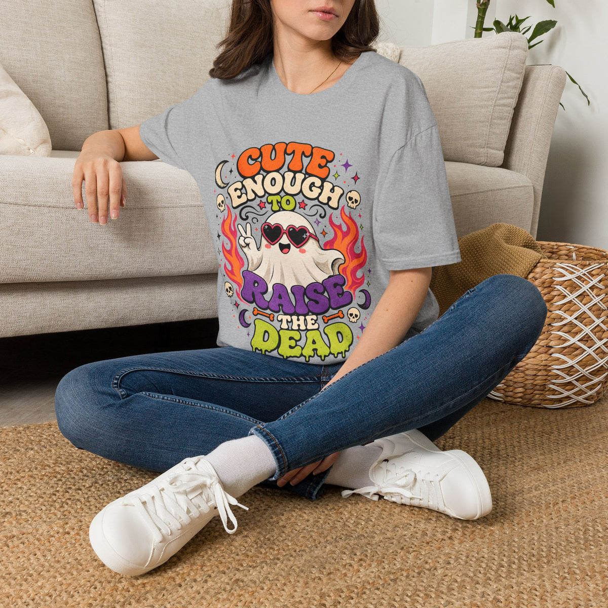 Halloween Cute Enough Unisex Softstyle T-Shirt
