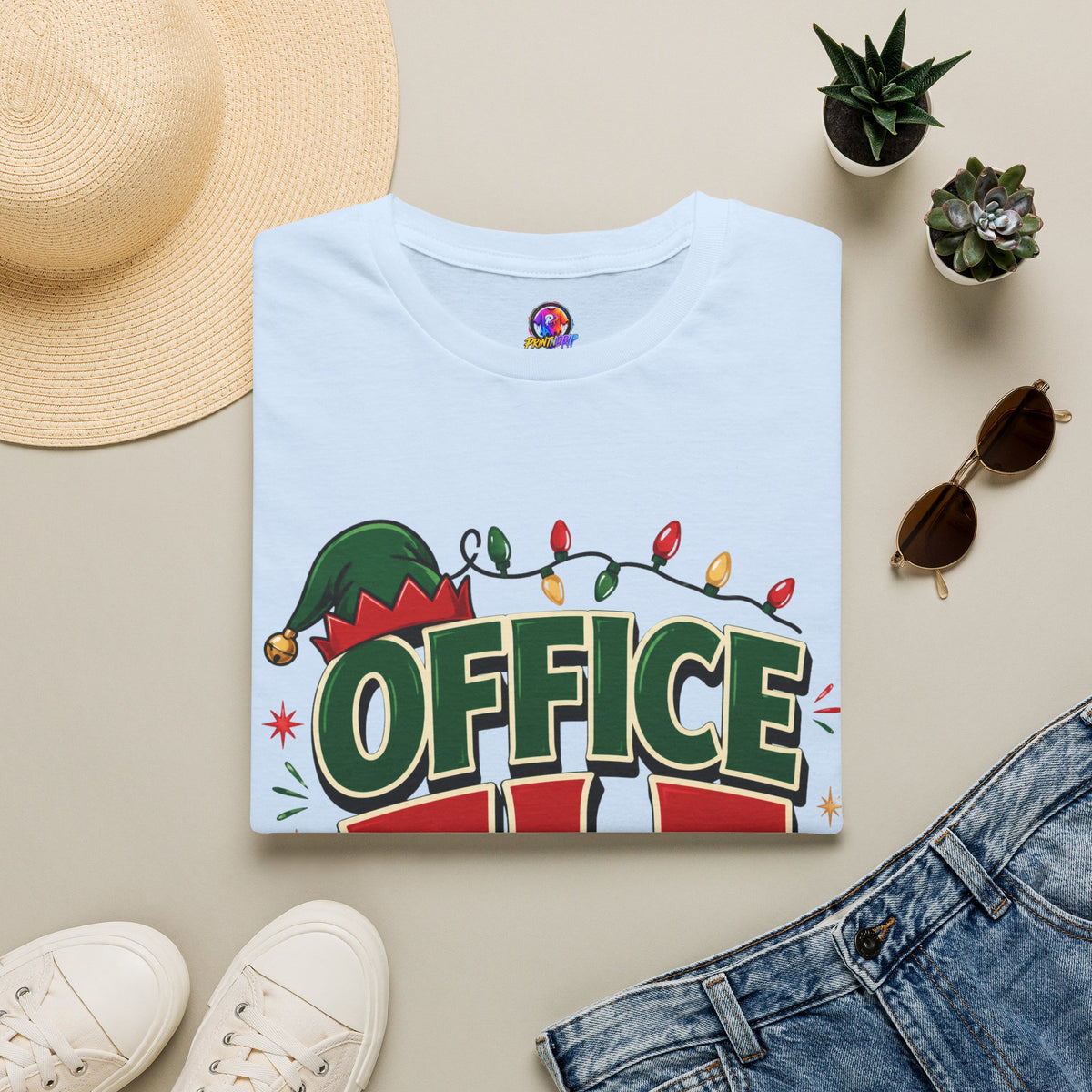 Office Elf T-Shirt — Funny Christmas Work Holiday Tee