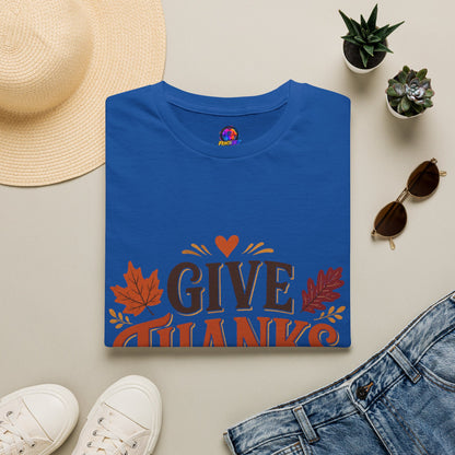 Give Thanks Always Tee — Thanksgiving Fall Leaves Gratitude T-Shirt