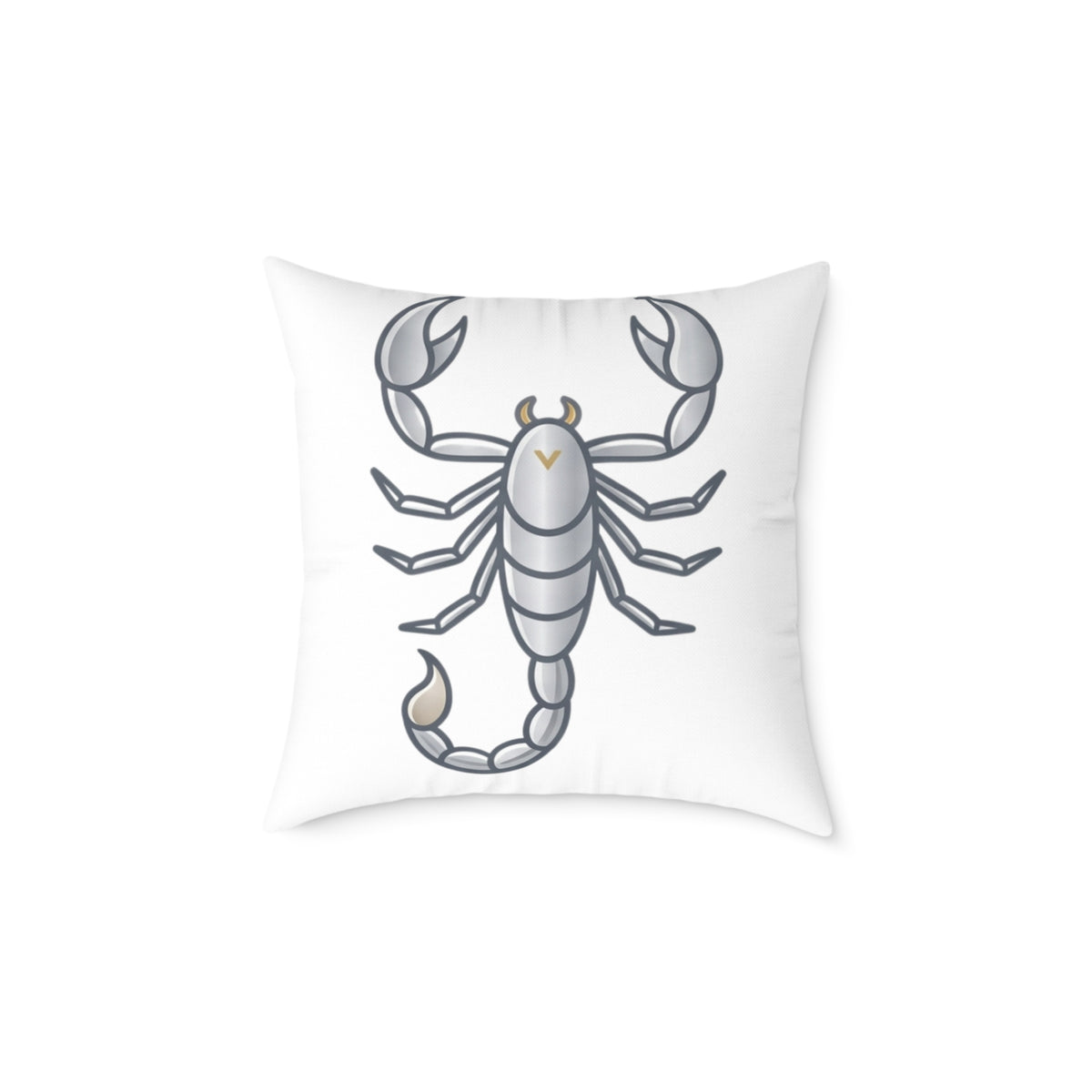 Zodiac Scorpio Astrological Square Poly Canvas Pillow