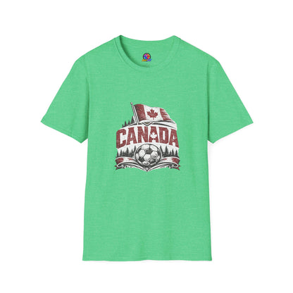 Canada Soccer T-Shirt – Vintage Maple Leaf Flag & Crest