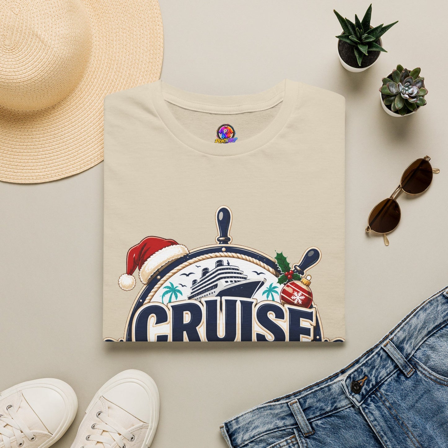 Cruise Crew Christmas T-Shirt — Holiday Cruise Vacation Tee