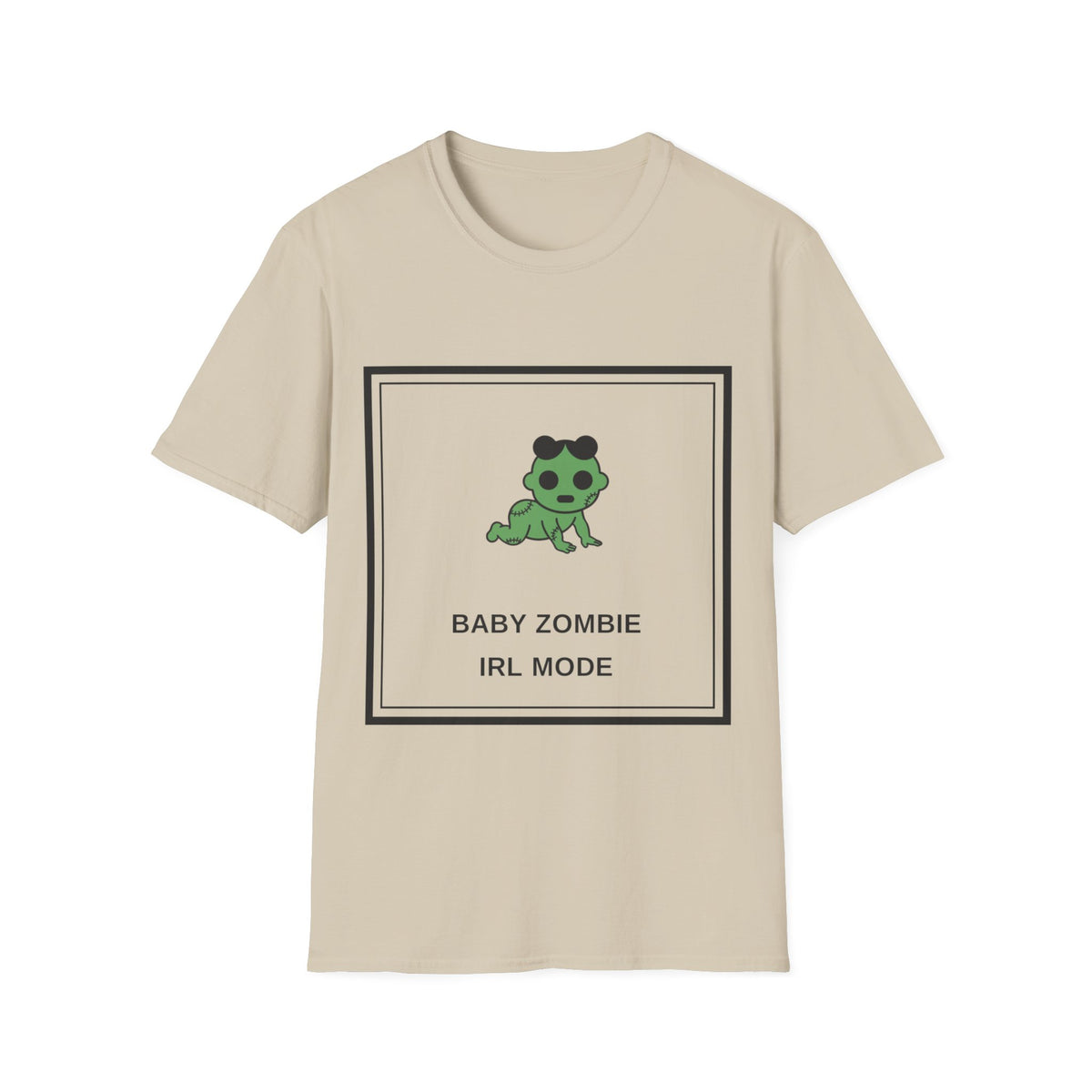 Baby Zombie T-Shirt — Cute Green Cartoon 'Baby Zombie IRL Mode' Graphic Tee - Trending Now - August 2026
