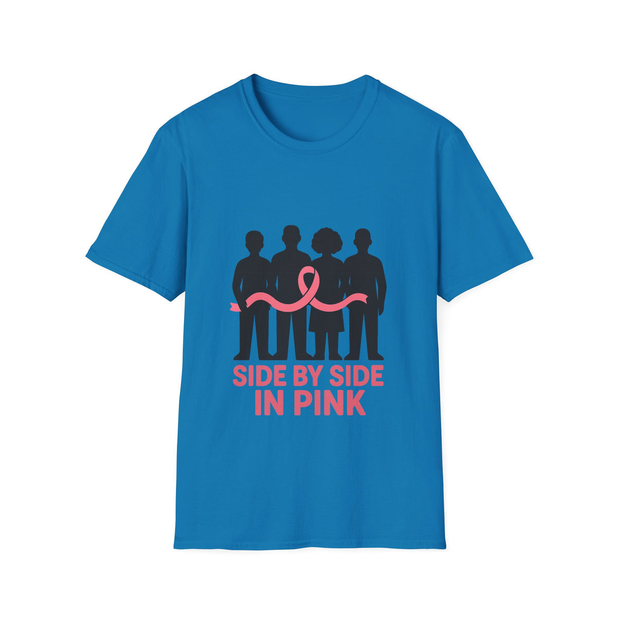 Side by Side in Pink Breast Cancer Awareness T-Shirt - Trending Now - October 2026
