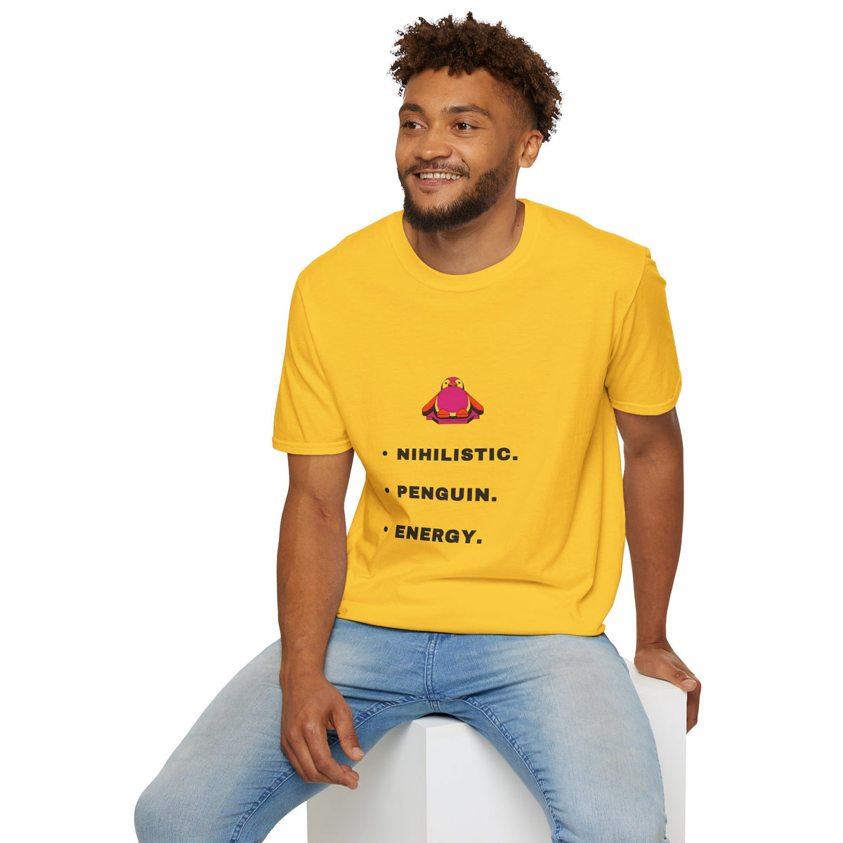 Nihilistic Penguin T-Shirt — Cute Minimalist Graphic Tee - Trending Now - September 2026