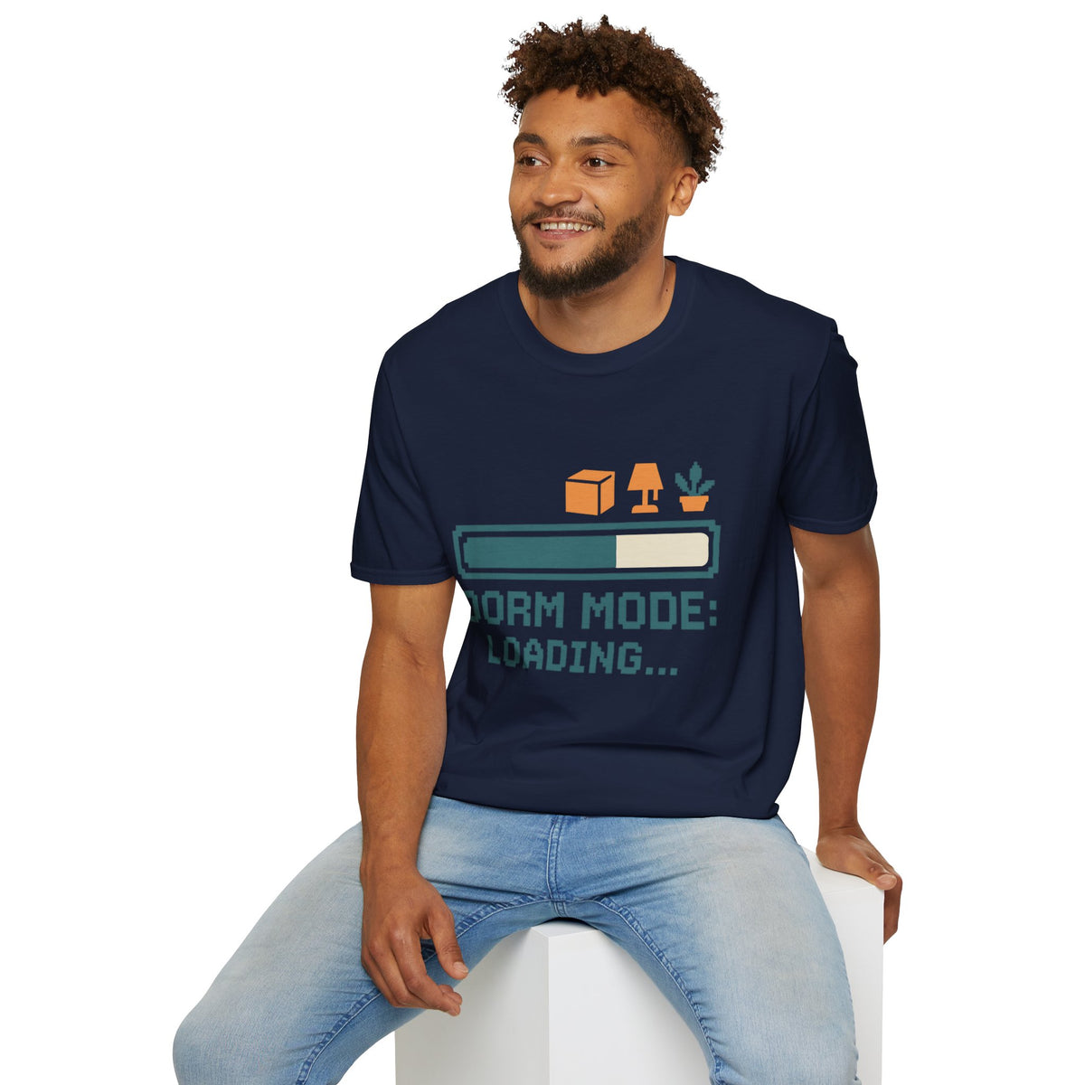 Dorm Mode Loading T‑Shirt — Funny Moving/College Moving Tee - Trending Now - August 2026