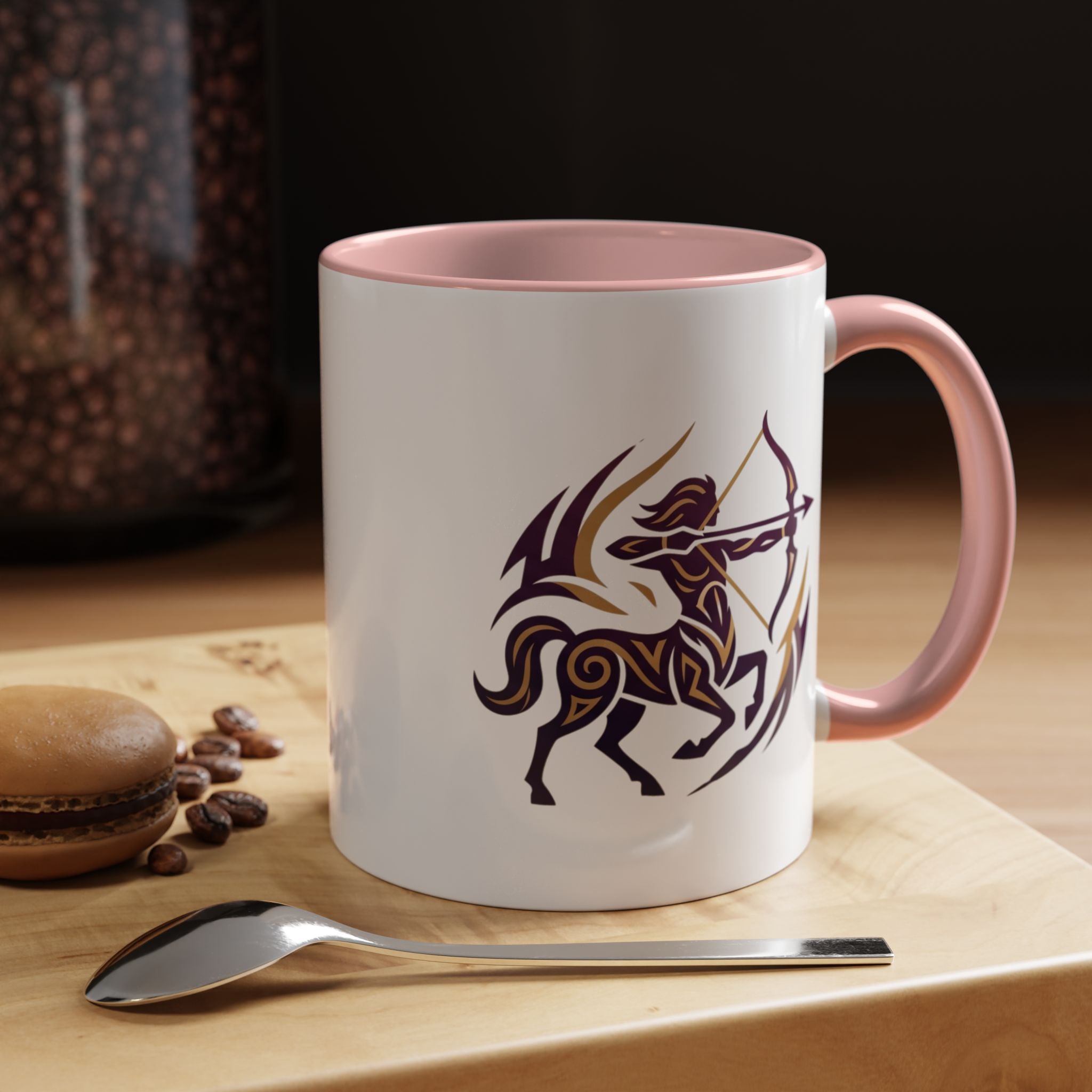 Sagittarius Zodiac Coffee Mug — Archer Centaur Astrology Accent Mug