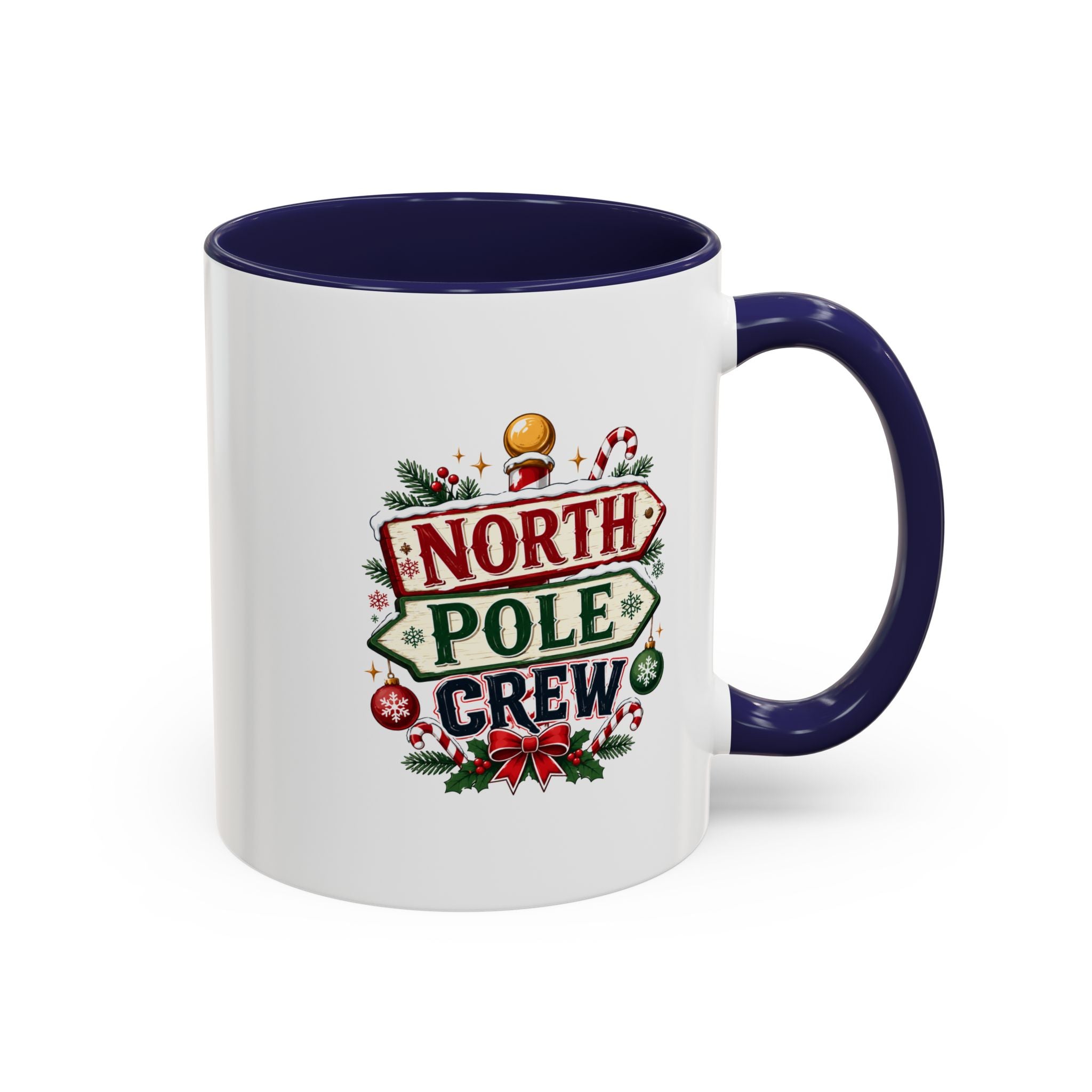 Accent Coffee Mug North Pole Crew
