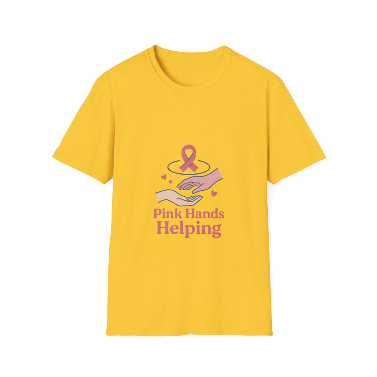 Breast Cancer Support T-Shirt — Pink Hands Helping Tee - Trending Now - October 2026