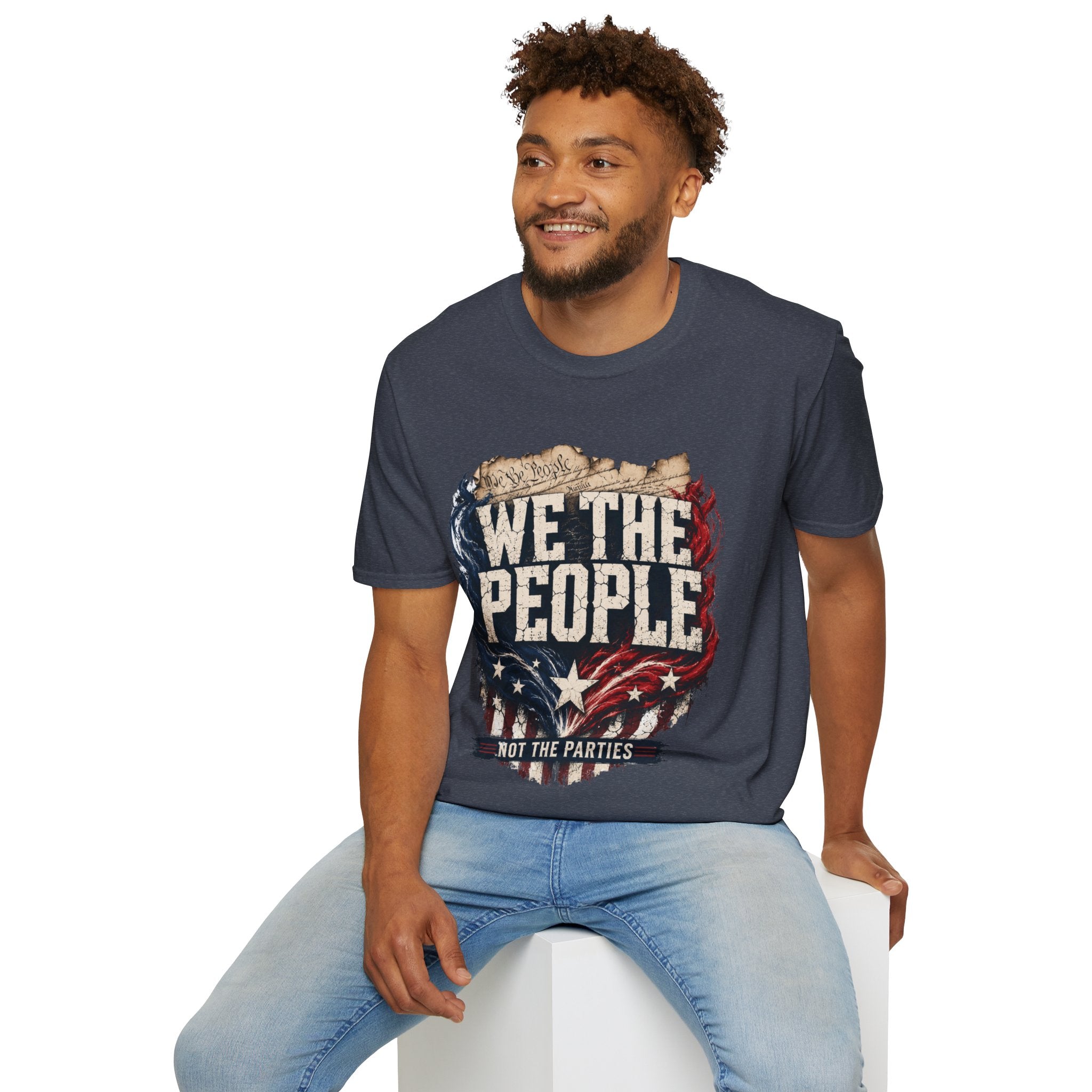 We The People T‑Shirt — Patriotic Americana Tee with ‘We The People’ Design