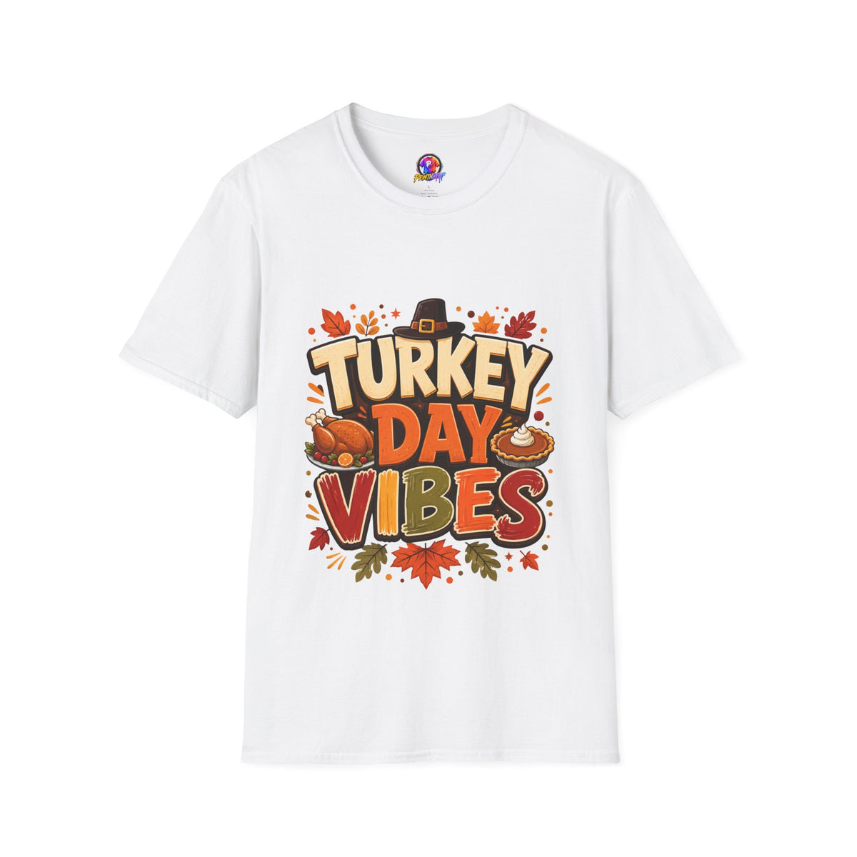 Thanksgiving T-Shirt Turkey Day Vibes T-Shirt