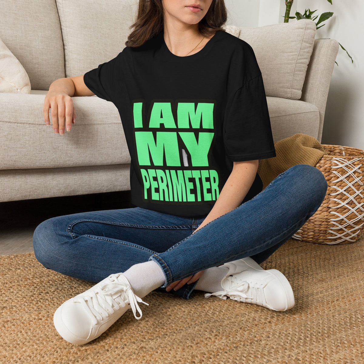 "I Am My Perimeter" Graphic Tee - Trending Now - September 2026