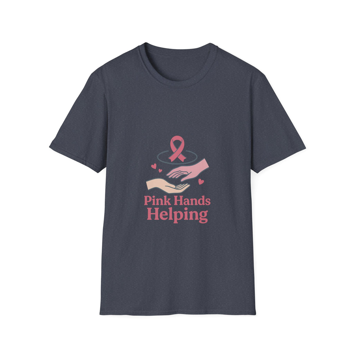 Breast Cancer Support T-Shirt — Pink Hands Helping Tee - Trending Now - October 2026