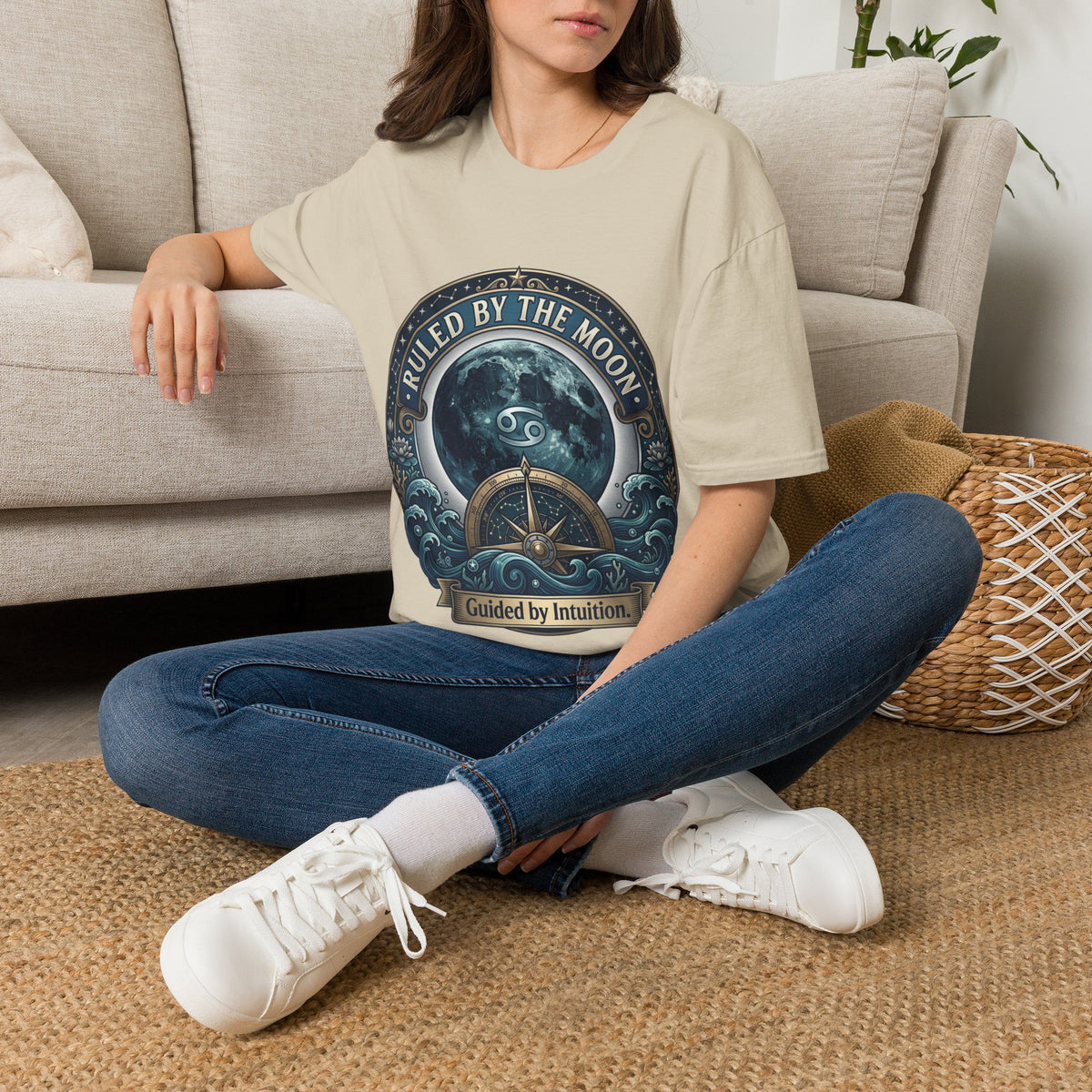 Ruled by the Moon T-Shirt — Moonphase Zodiac Graphic Tee