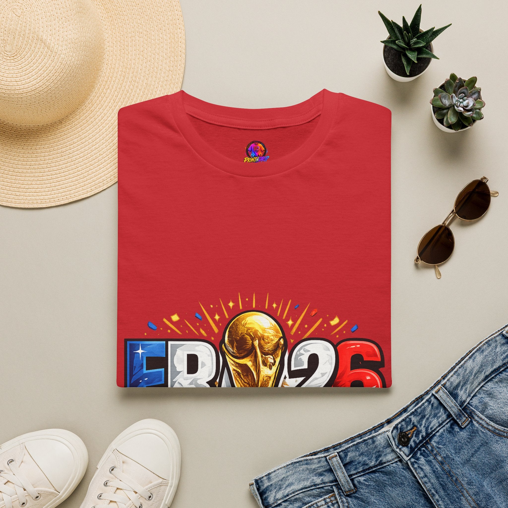 France World Cup Trophy 26 T-Shirt — Soccer Championship Fan Tee