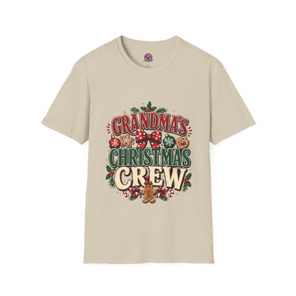 T-Shirt — Grandma's Christmas Crew Holiday Tee