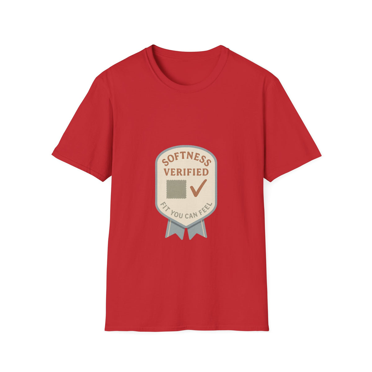 Softness Verified Badge T-Shirt — Cozy Comfort Graphic Tee - Trending Now - October 2026