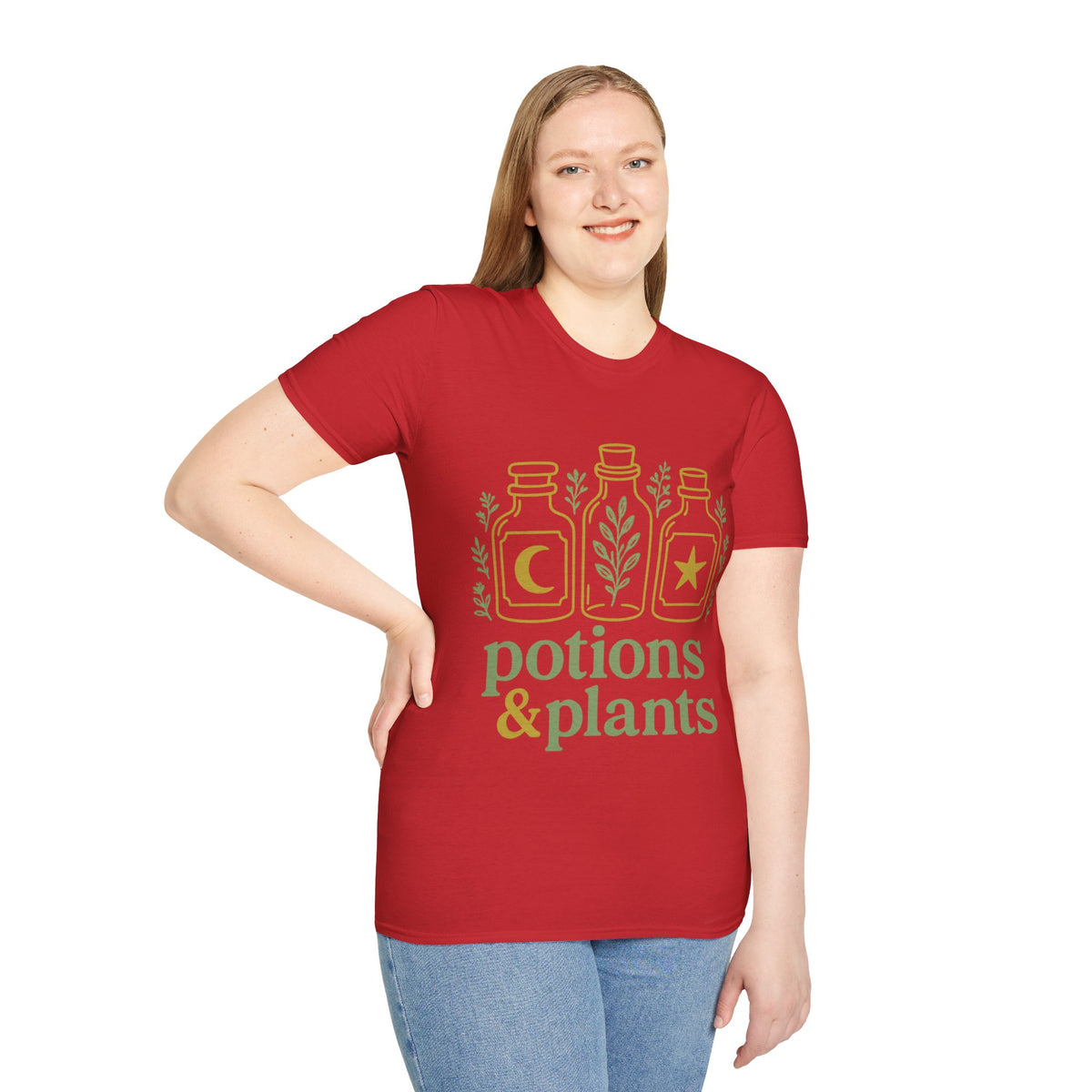 Potions & Plants T-Shirt — Botanical Apothecary Graphic Tee - Trending Now - August 2026