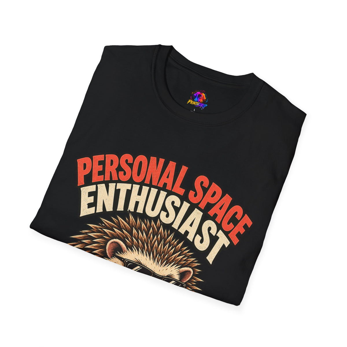 Personal Space Enthusiast T-Shirt — Funny Hedgehog Graphic Tee