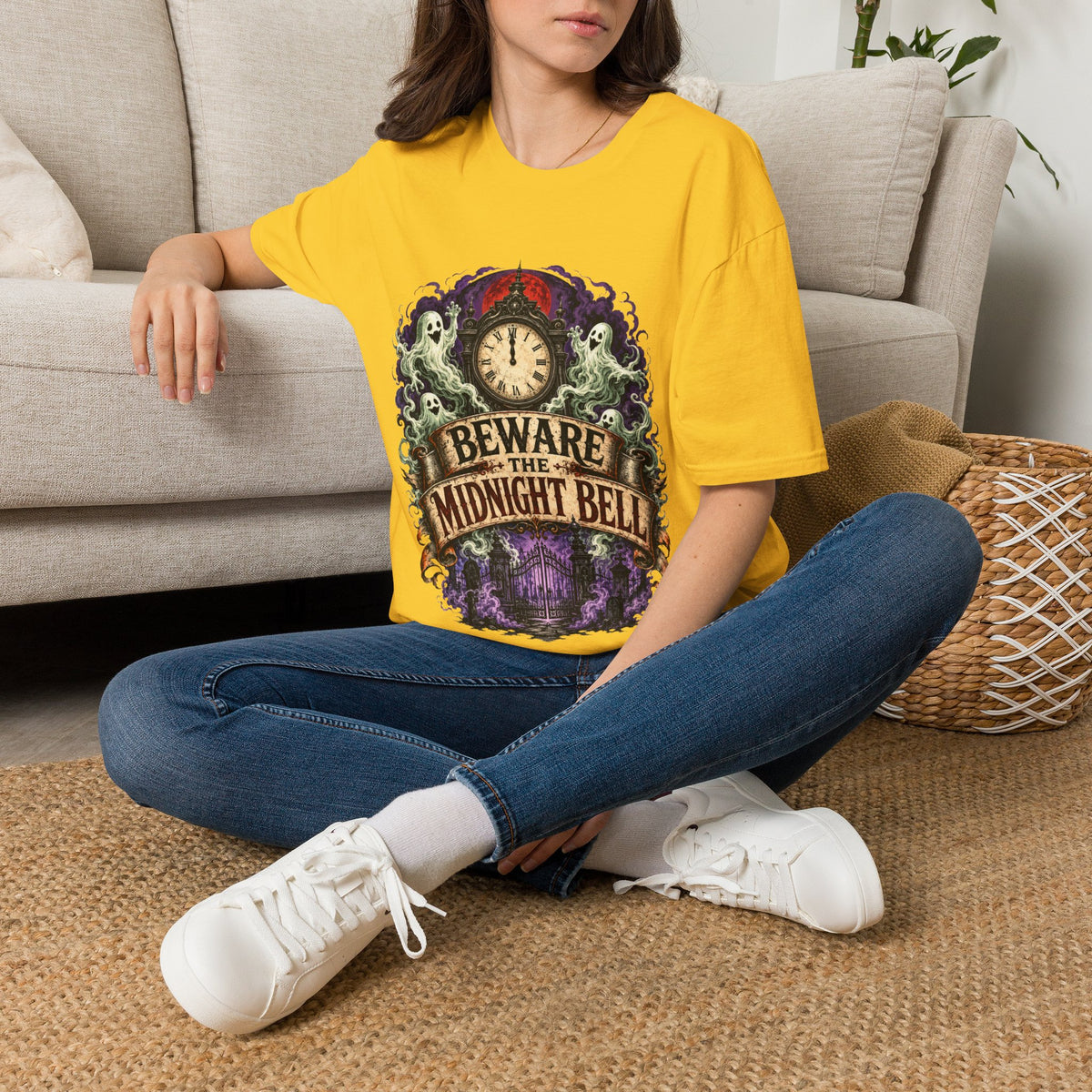 Halloween Beware Of Midnight Unisex Softstyle T-Shirt
