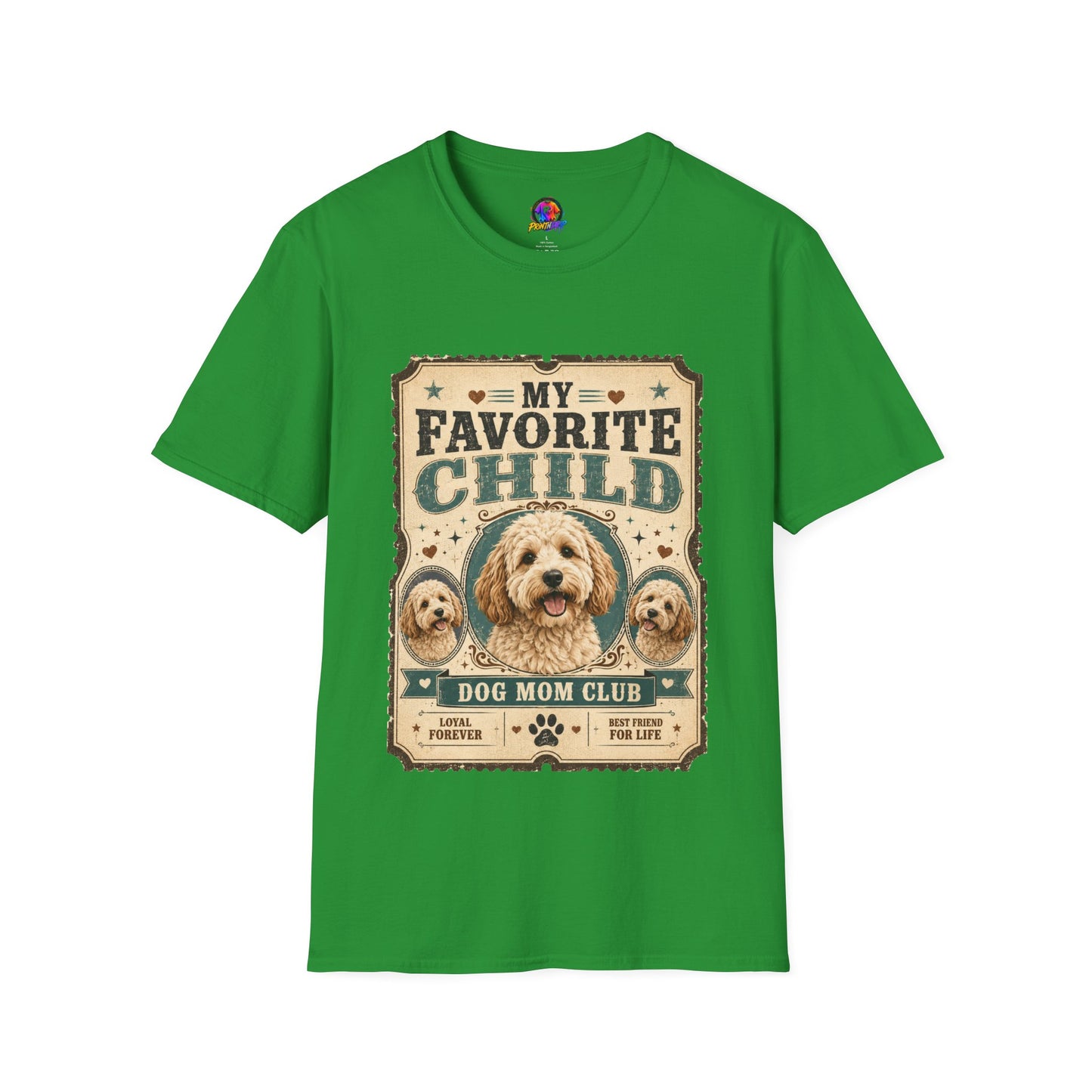 Favorite Child T-Shirt — "My Favorite Child" Dog Mom Club Vintage Tee
