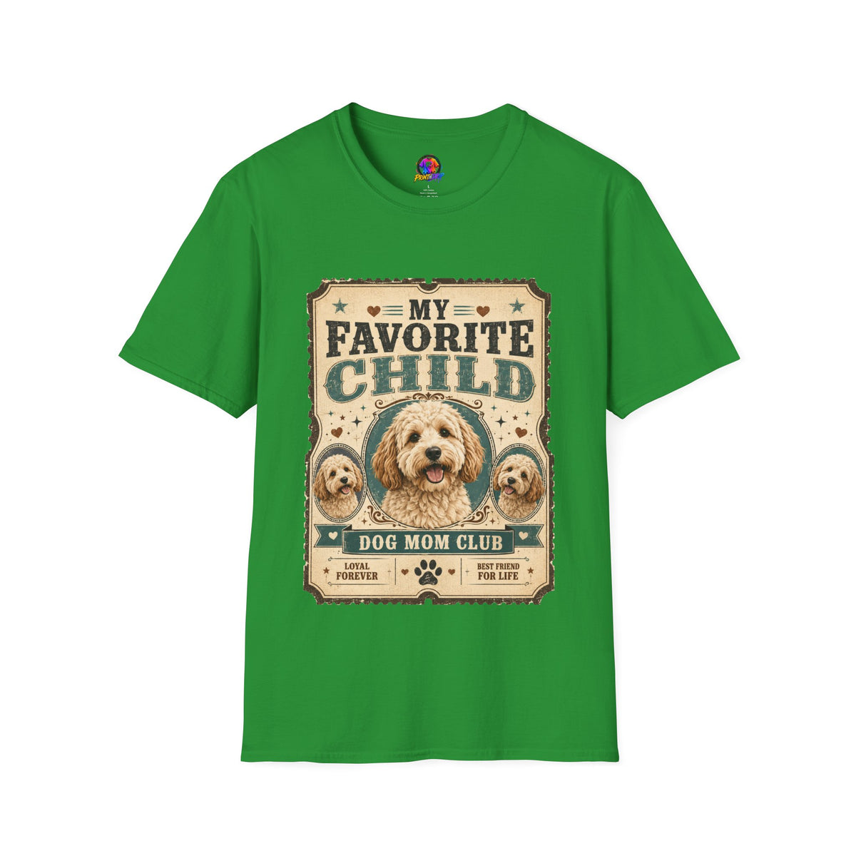 Favorite Child T-Shirt — "My Favorite Child" Dog Mom Club Vintage Tee