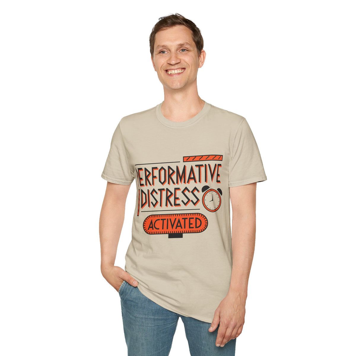 Performative Distress Activated T-Shirt - Trending Now - August 2026