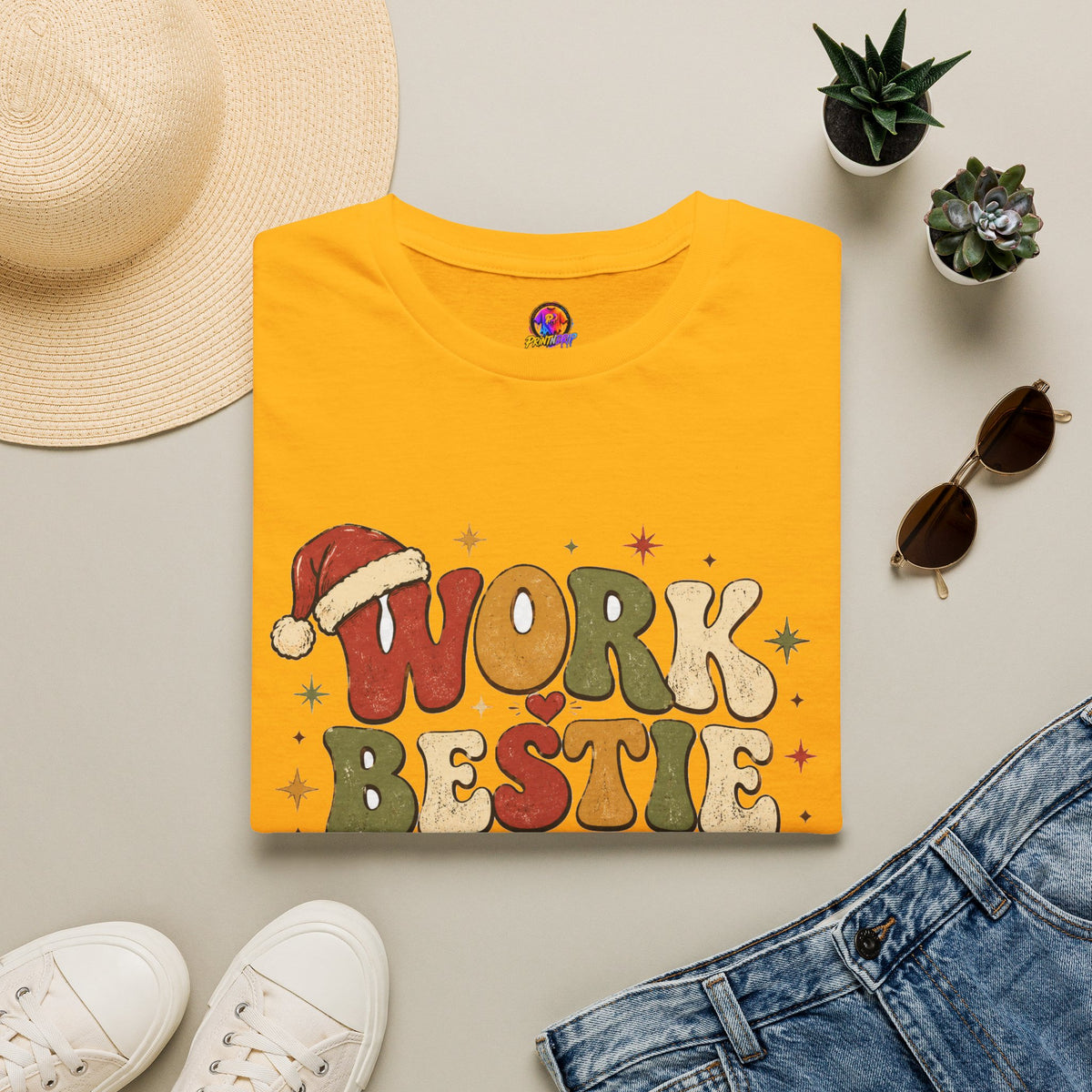 Work Bestie Holiday Club T-Shirt